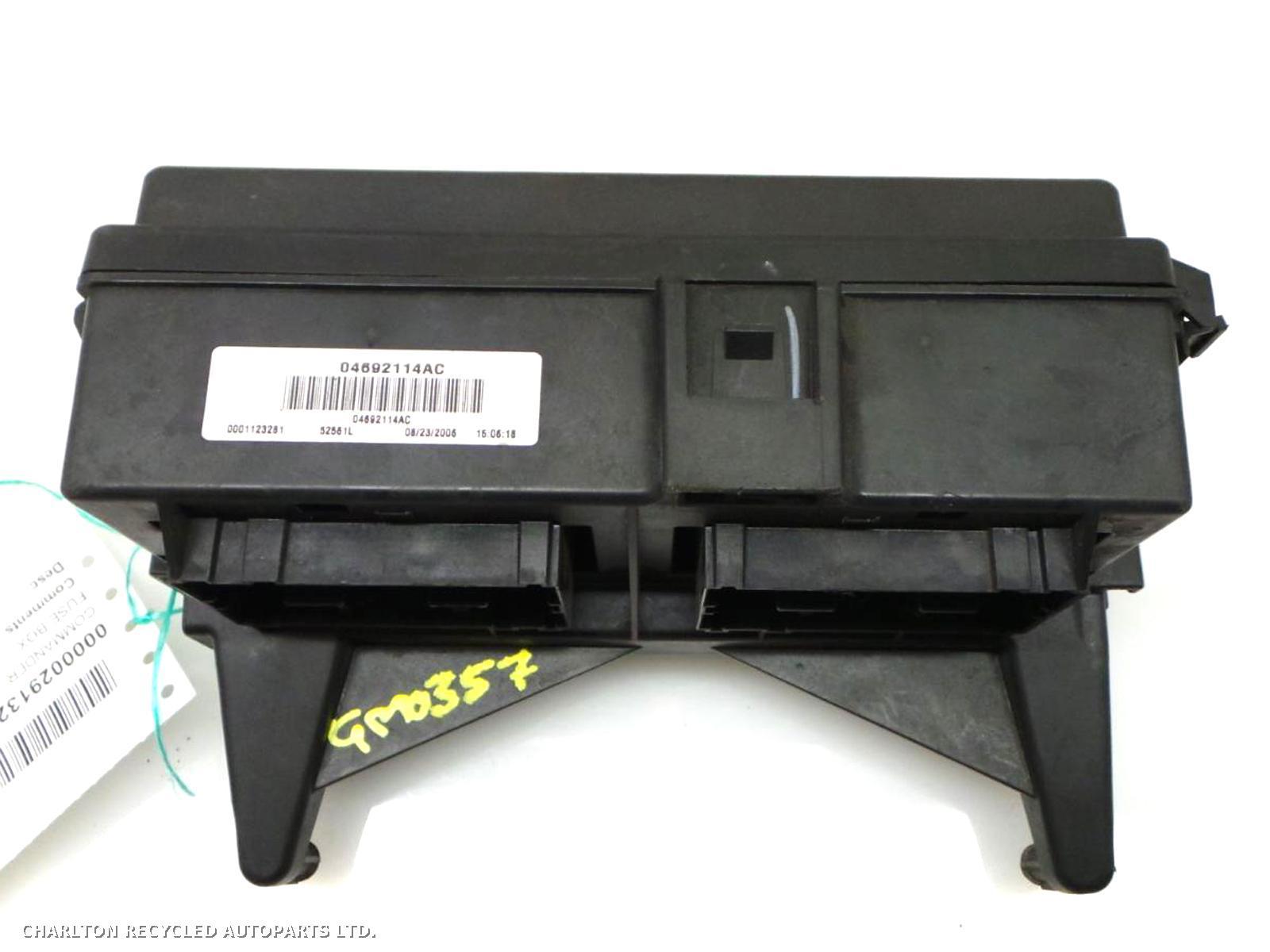 View Auto part Fuse Box JEEP COMMANDER 2007