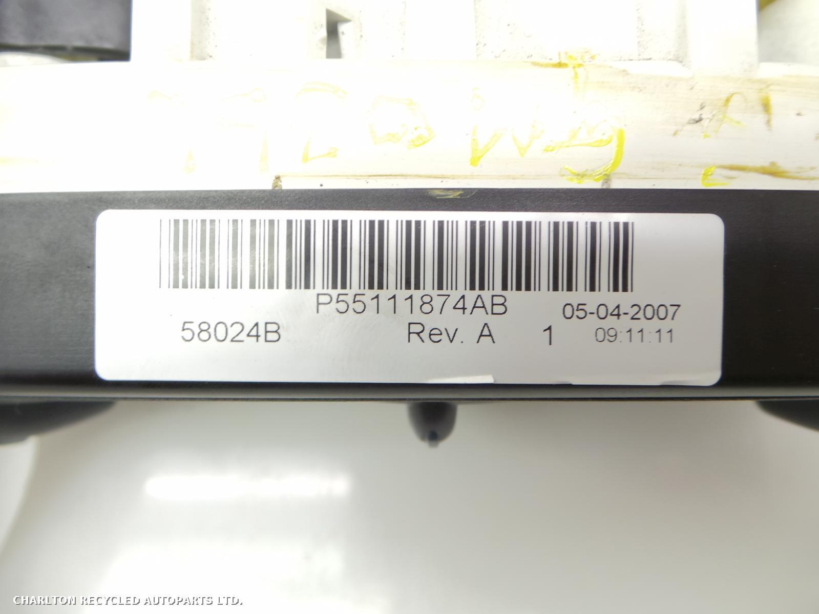 2008 JEEP PATRIOT Heater/AC Controller View Auto part Heater/AC Controller JEEP PATRIOT 2008