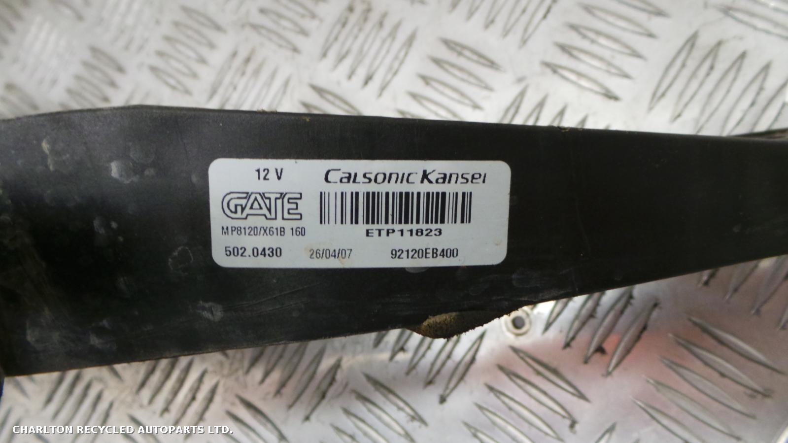 View Auto part Engine Cooling Motor NISSAN NAVARA 2007