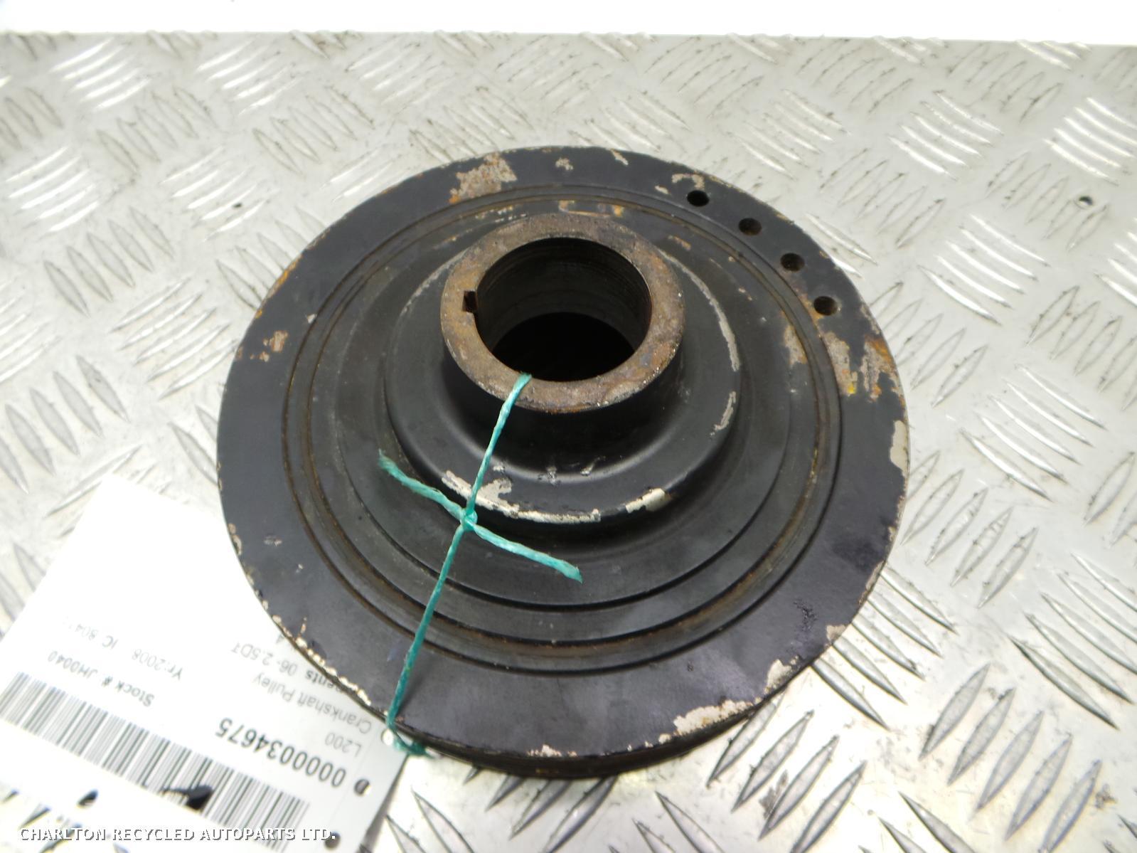 View Auto part Crankshaft Pulley MITSUBISHI L200 2008