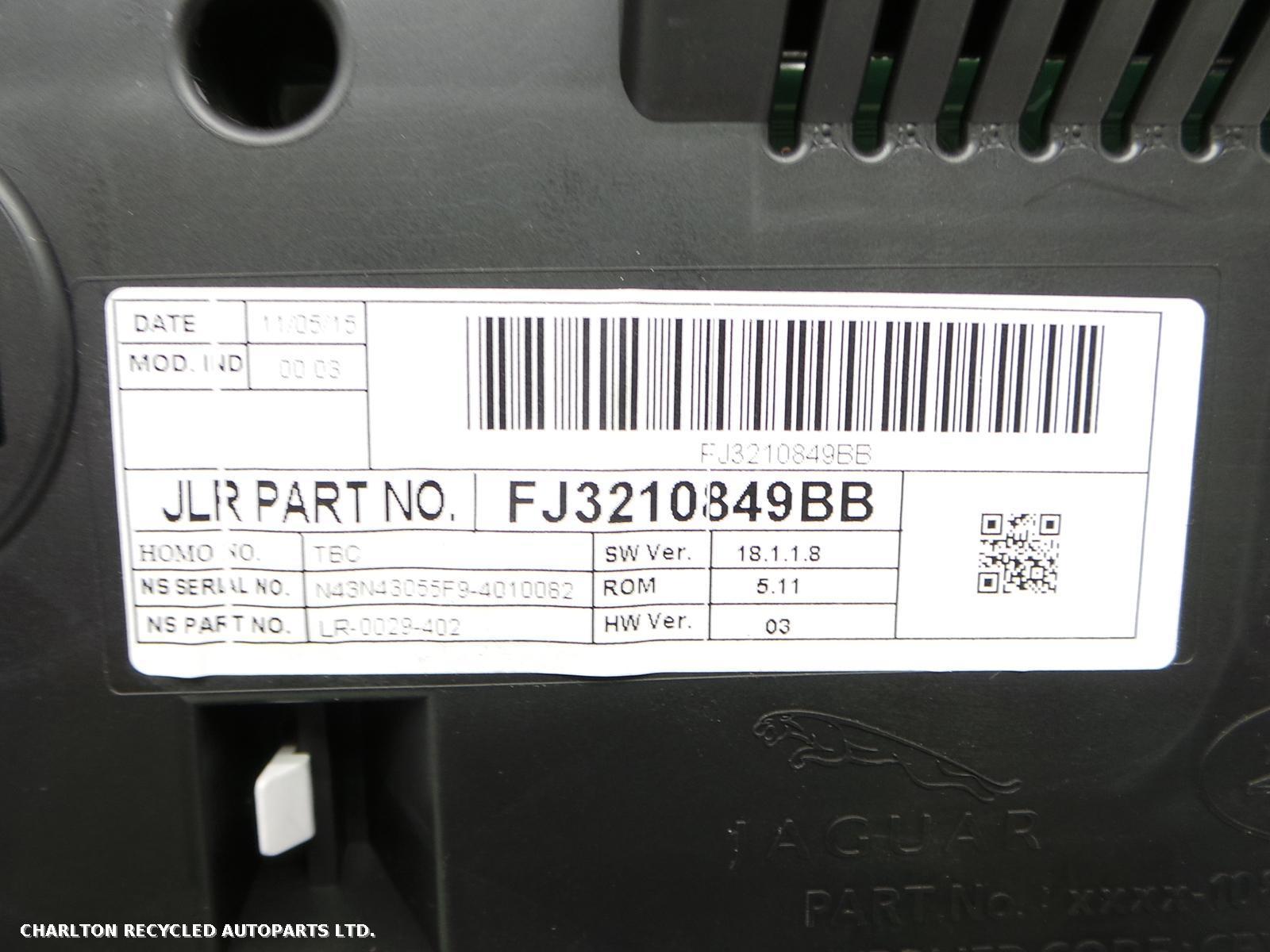 View Auto part Speedometer LAND ROVER RANGE ROVER EVOQUE 2015