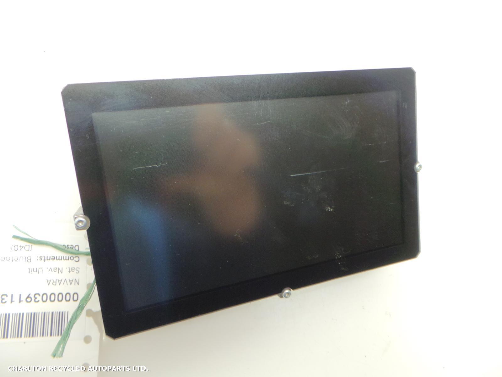 2007 NISSAN NAVARA SAT_NAV_UNIT View Auto part SAT_NAV_UNIT NISSAN NAVARA 2007