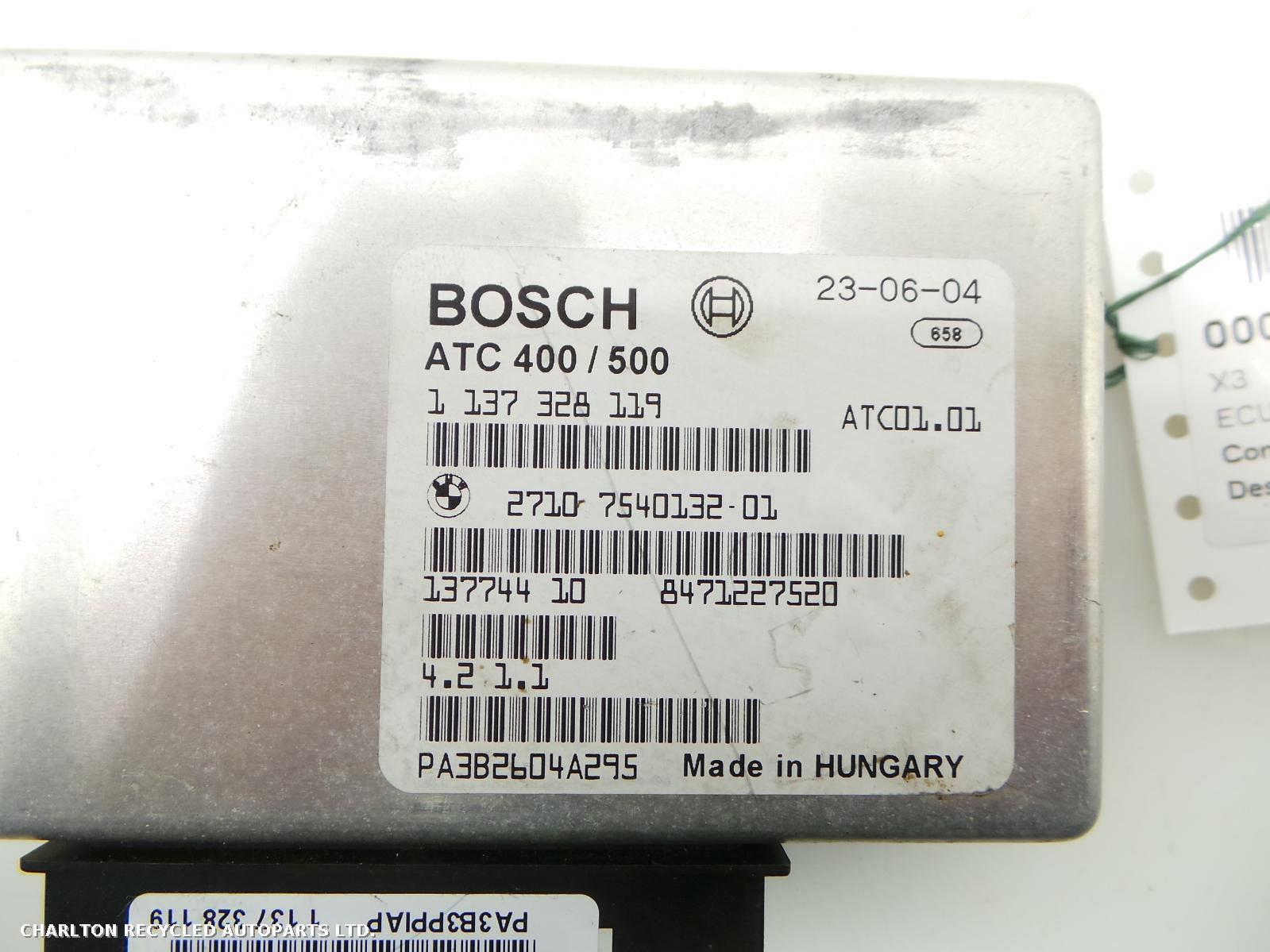 View Auto part ECU BMW X3 2004