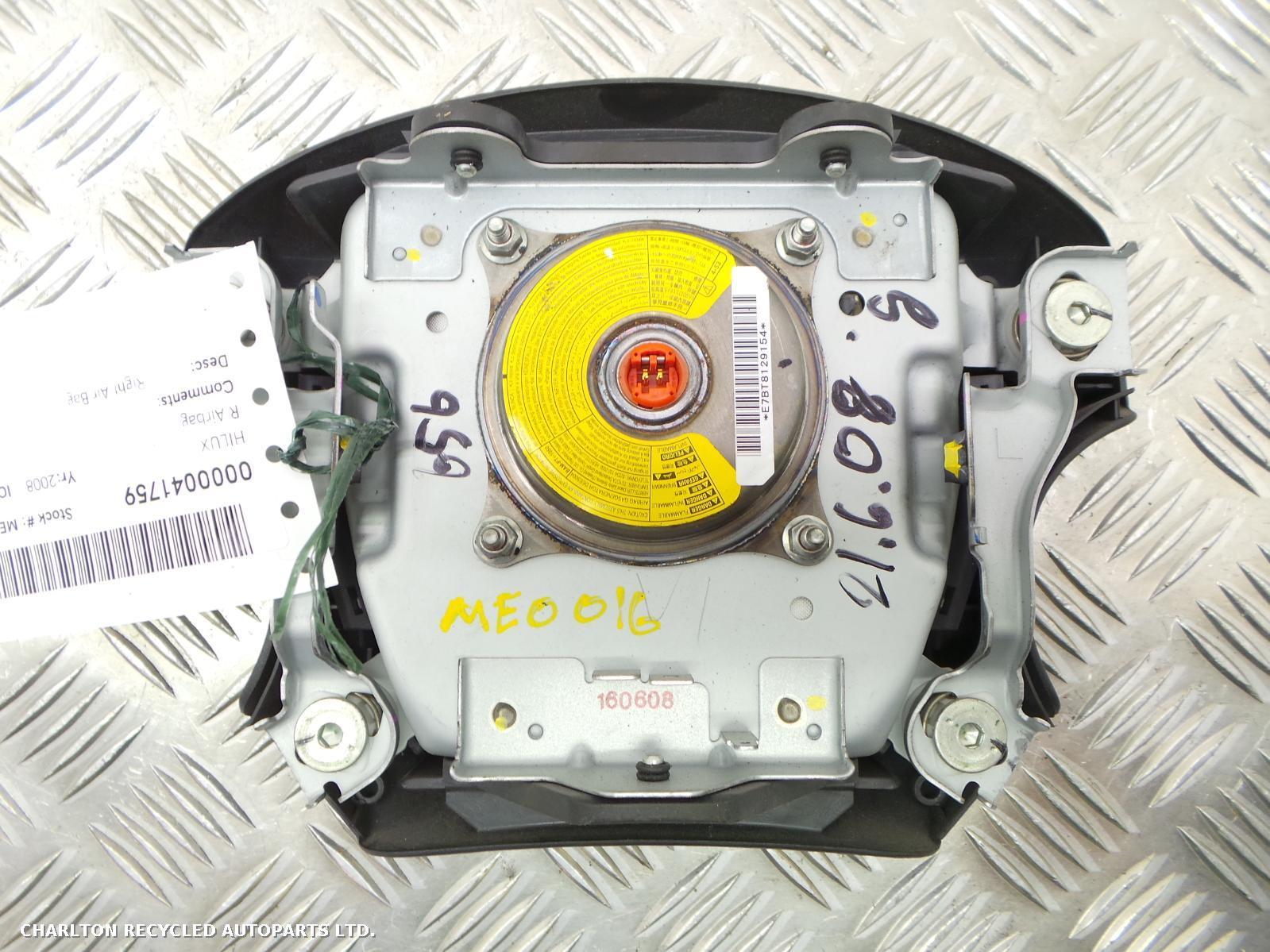 View Auto part R Air Bag TOYOTA HILUX 2008