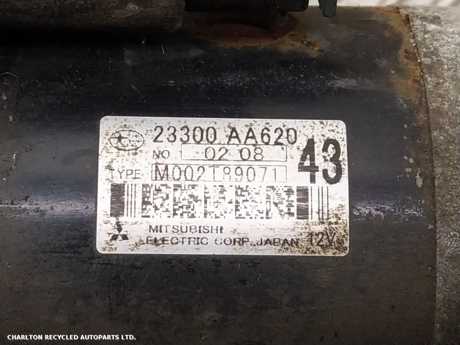 View Auto part Starter Motor SUBARU FORESTER 2010