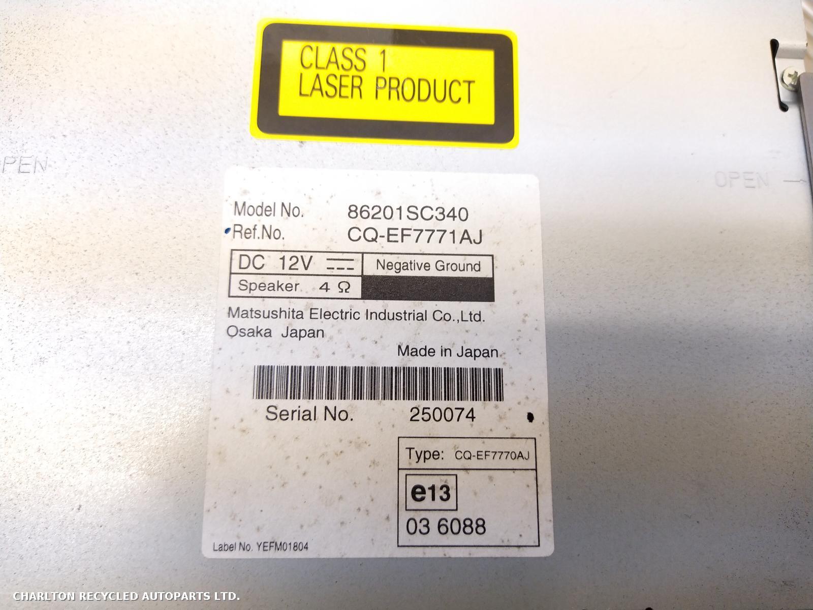 View Auto part A/V Equipment SUBARU FORESTER 2010