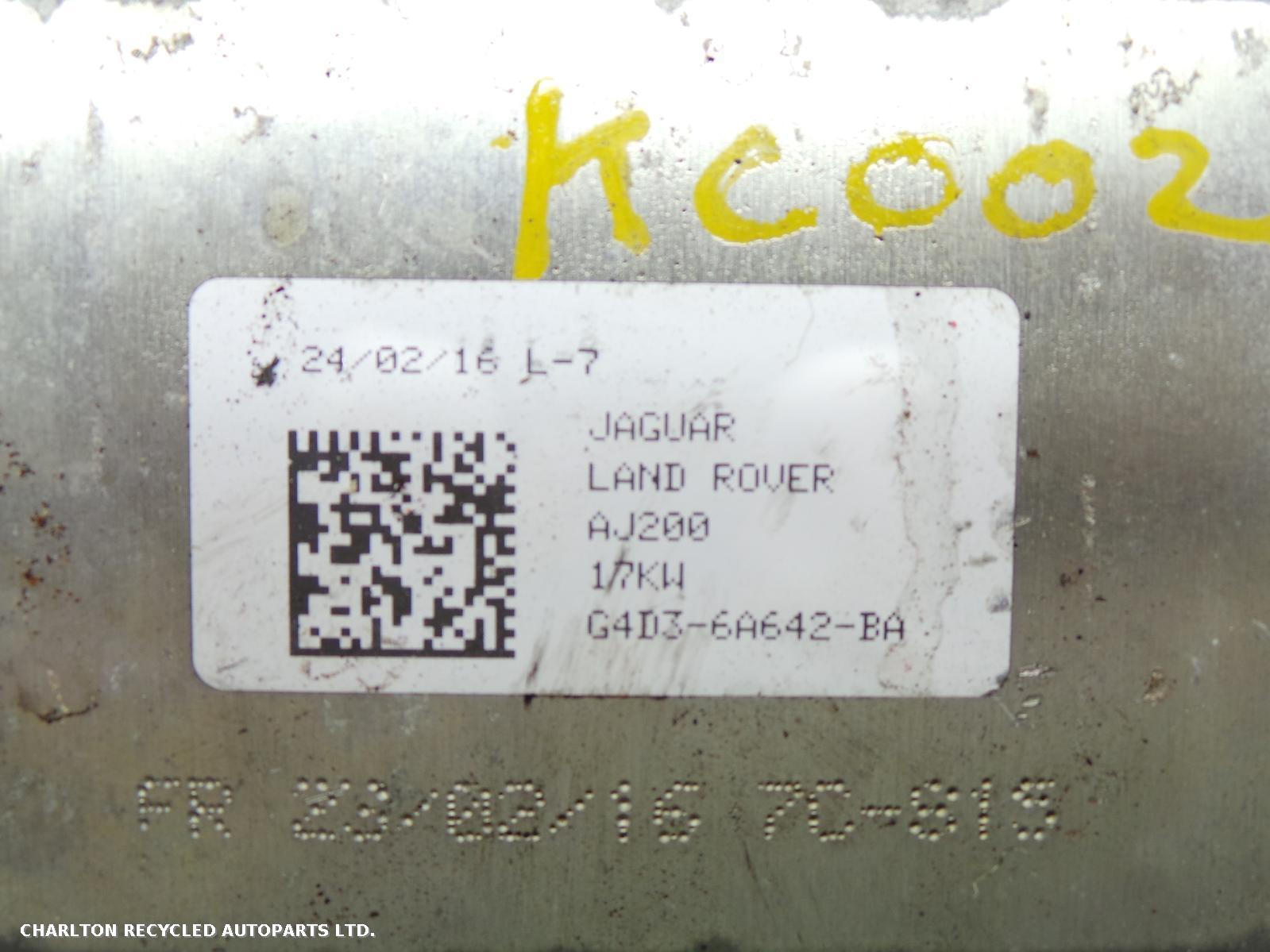 View Auto part Oil Cooler LAND ROVER RANGE ROVER EVOQUE 2016