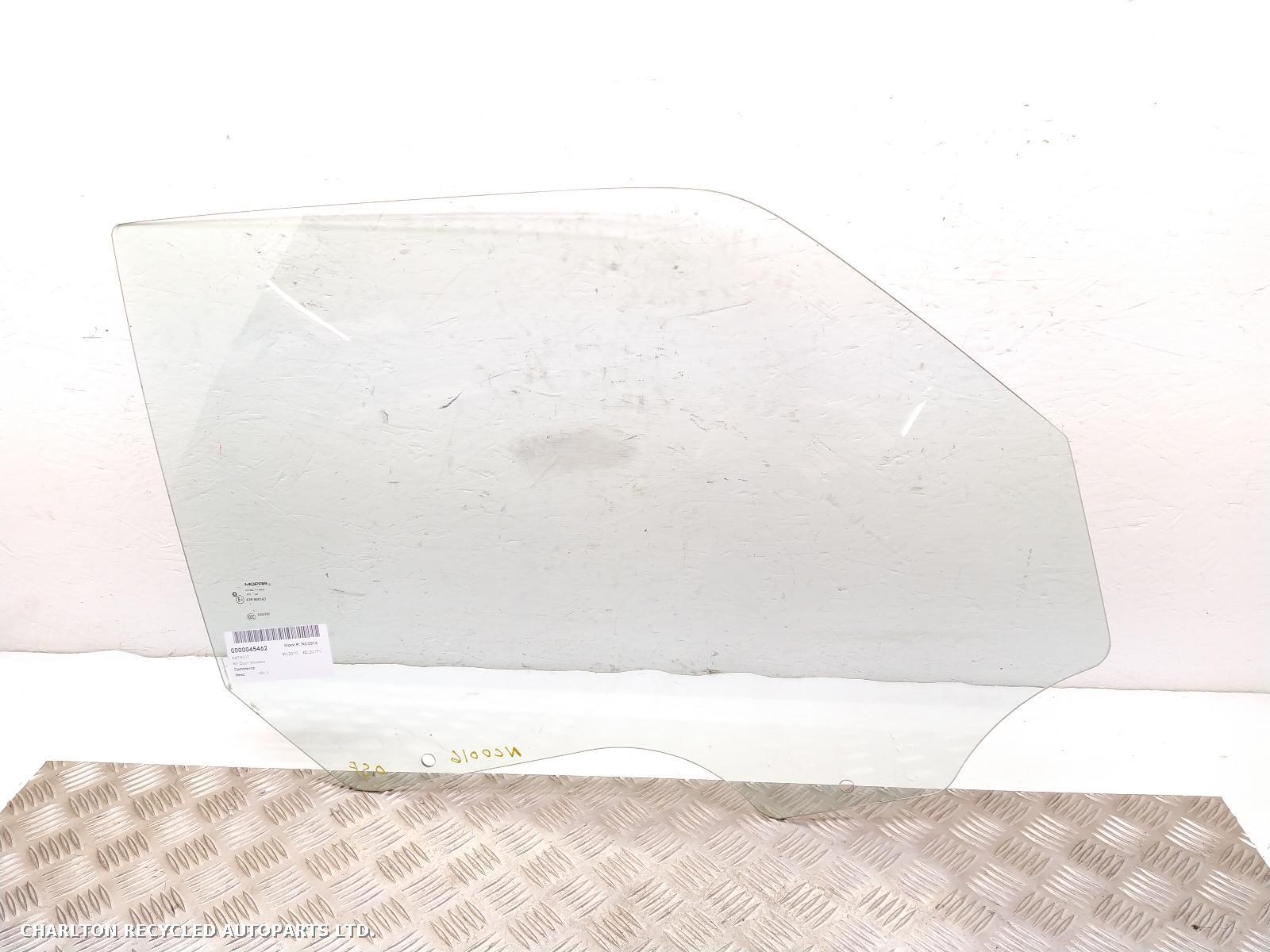 2010 JEEP PATRIOT RF Door Window View Auto part RF Door Window JEEP PATRIOT 2010