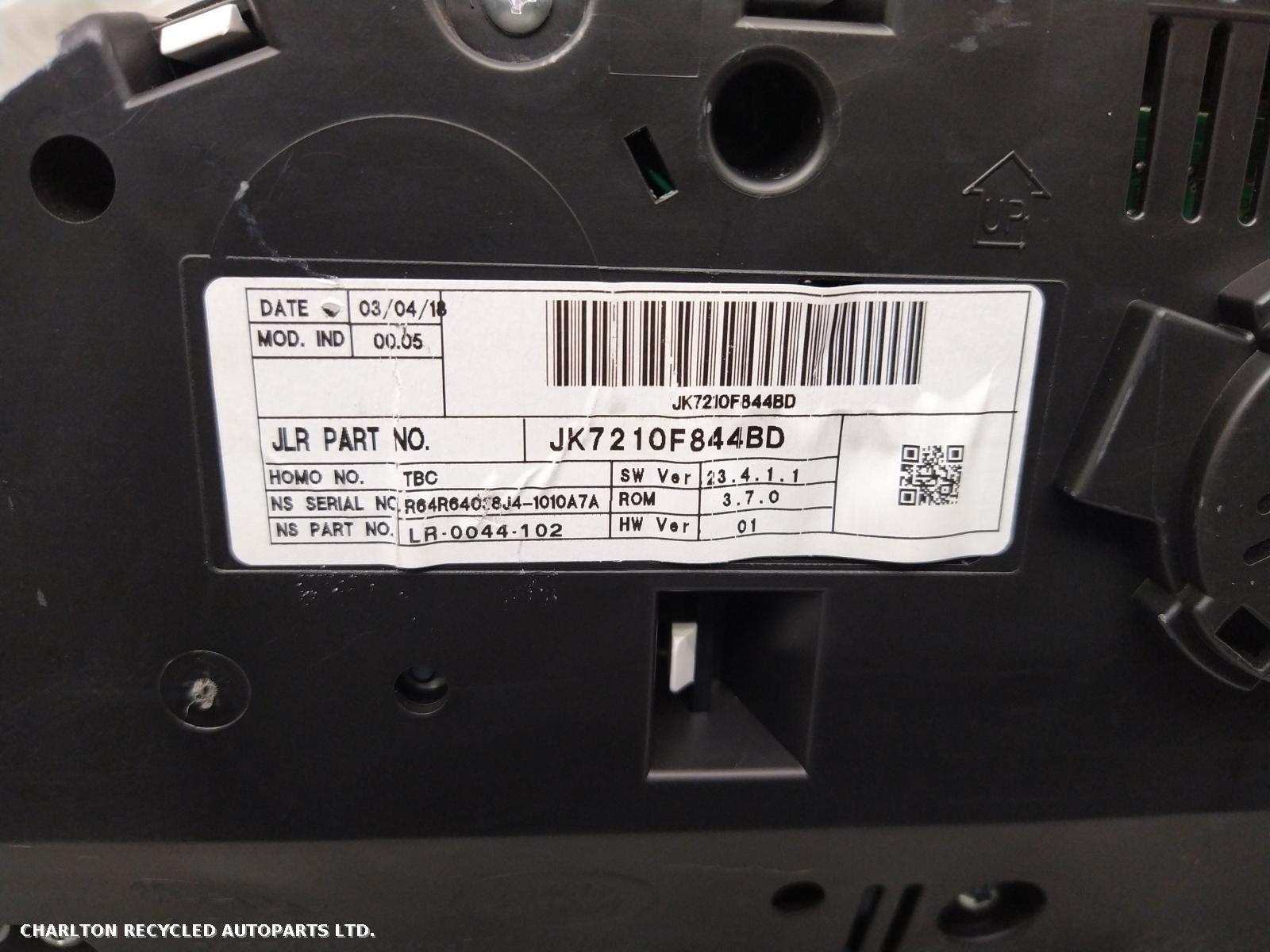 View Auto part Speedometer LAND ROVER DISCOVERY SPORT 2018