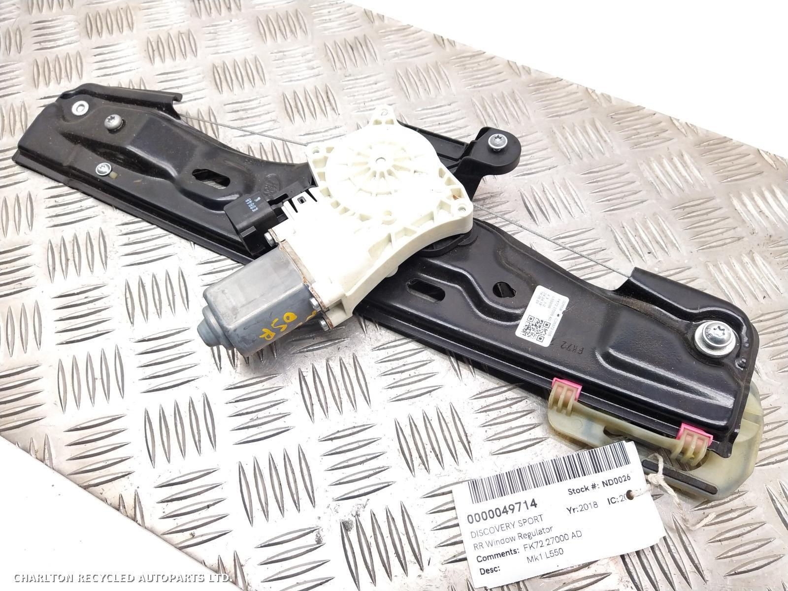 View Auto part RR Window Regulator LAND ROVER DISCOVERY SPORT 2018