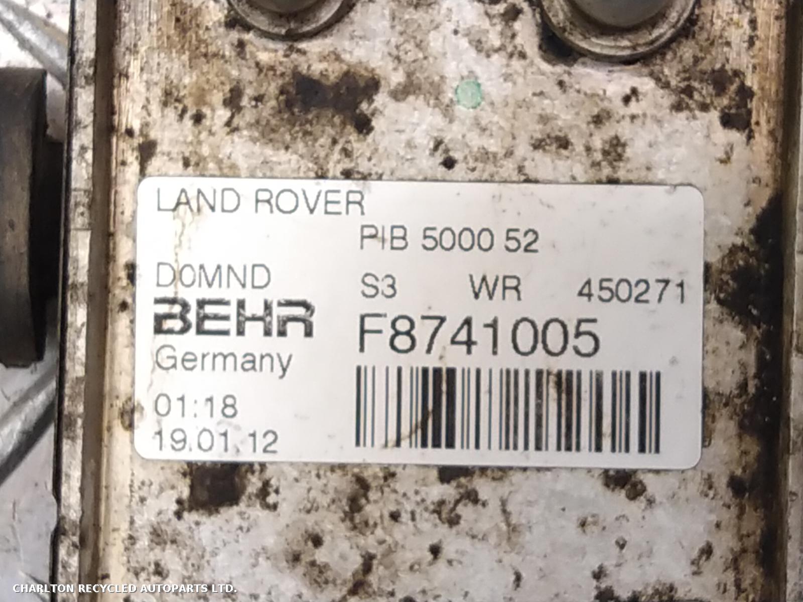 View Auto part Fuel Cooler LAND ROVER RANGE ROVER SPORT 2012