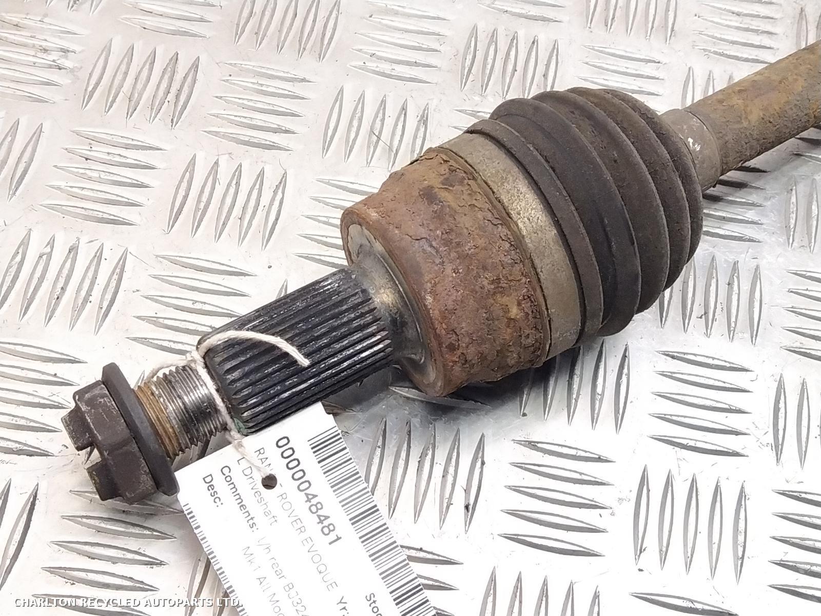 View Auto part Left Driveshaft LAND ROVER RANGE ROVER EVOQUE 2012