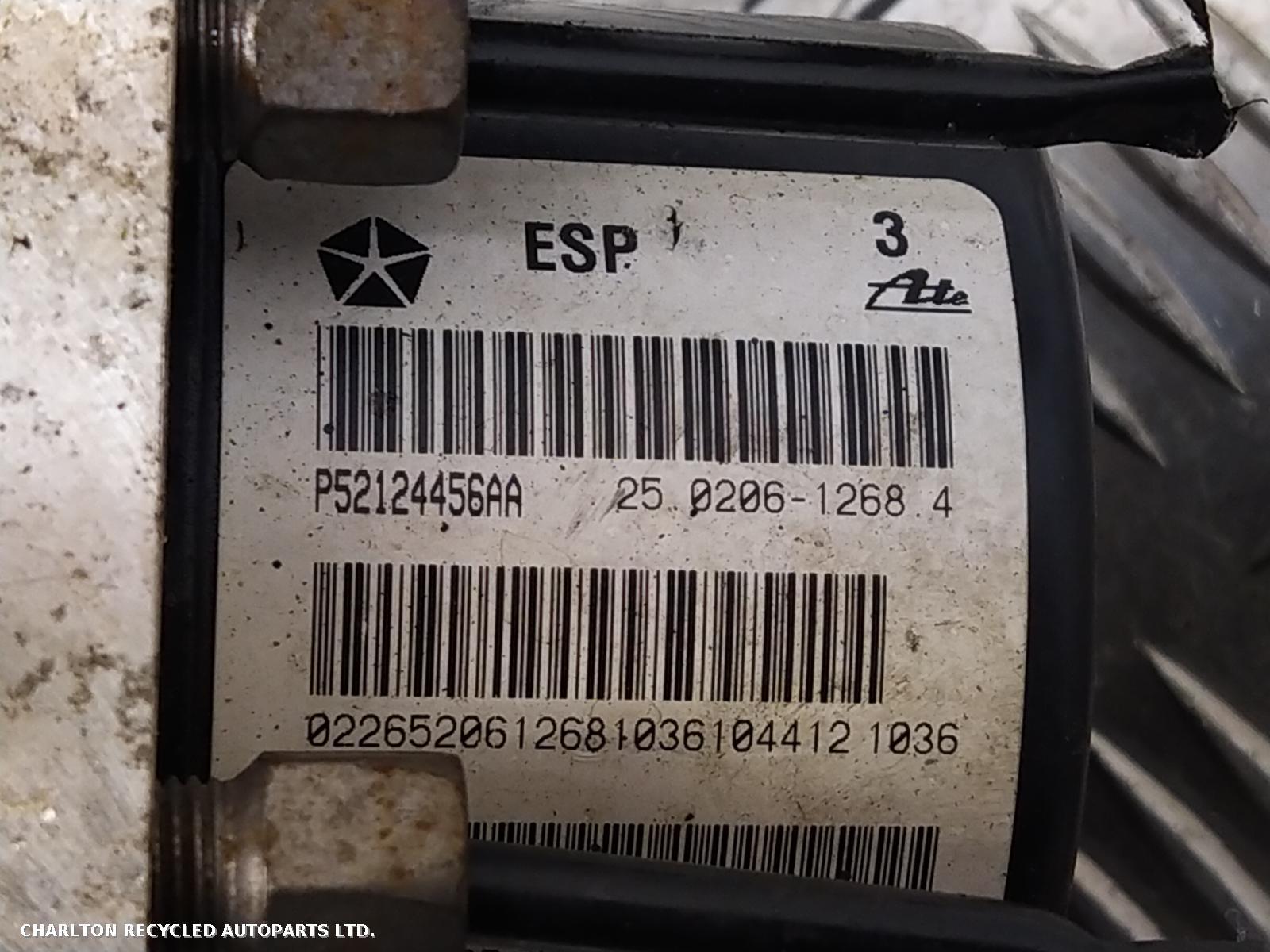 2006 JEEP GRAND CHEROKEE ABS Pump/Modulator View Auto part ABS Pump/Modulator JEEP GRAND CHEROKEE 2006