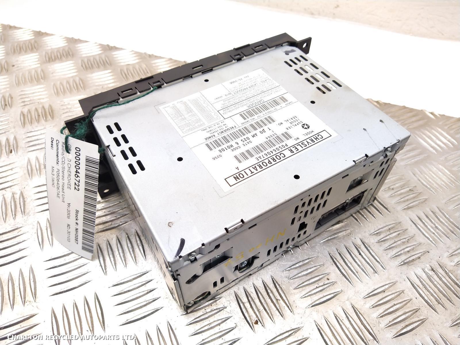 2006 JEEP GRAND CHEROKEE A/V Equipment View Auto part A/V Equipment JEEP GRAND CHEROKEE 2006