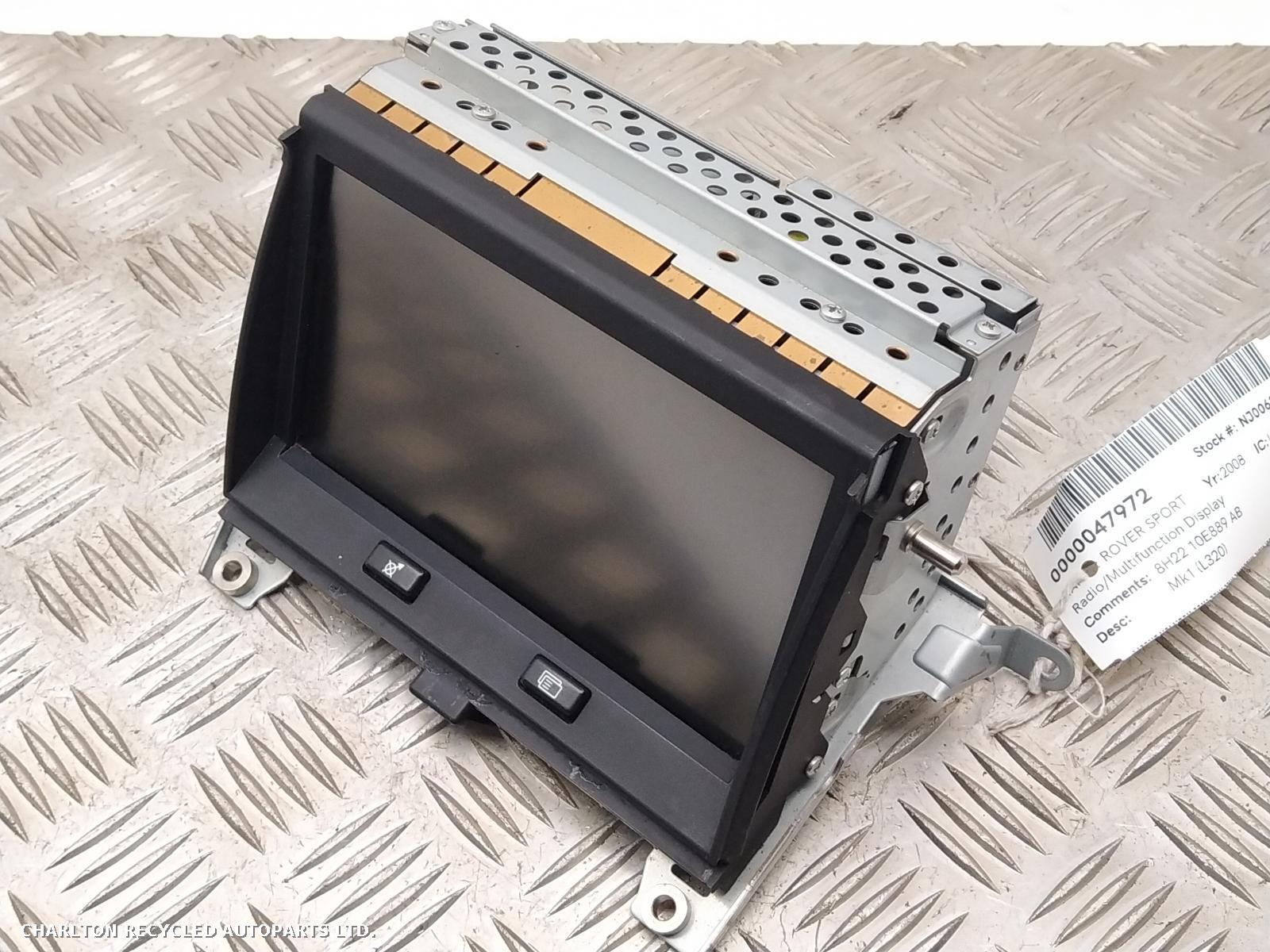 View Auto part Radio Display LAND ROVER RANGE ROVER SPORT 2008