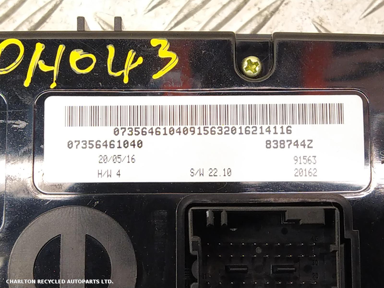 View Auto part Heater/AC Controller JEEP RENEGADE 2016