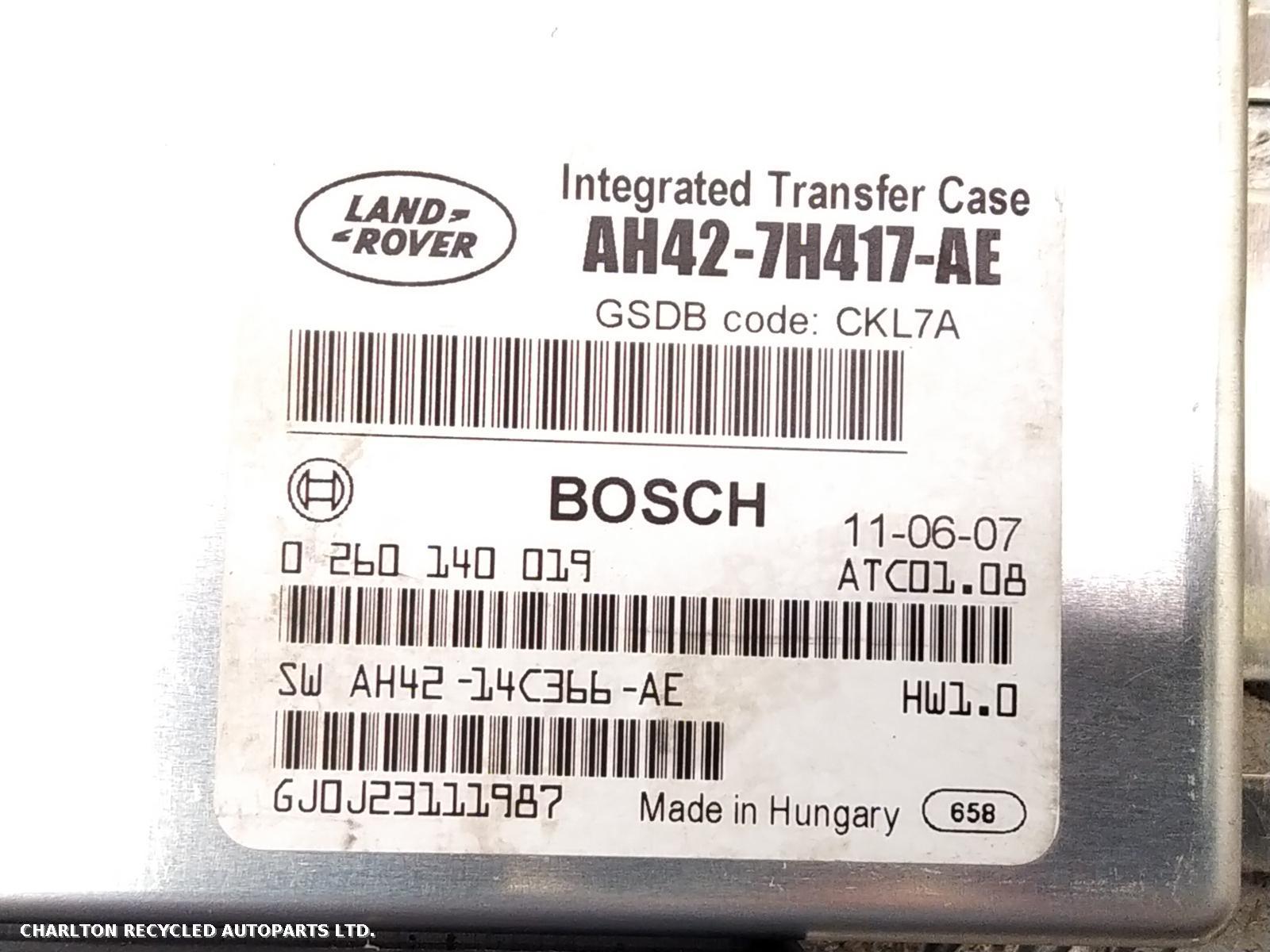 View Auto part ECU LAND ROVER DISCOVERY 2011