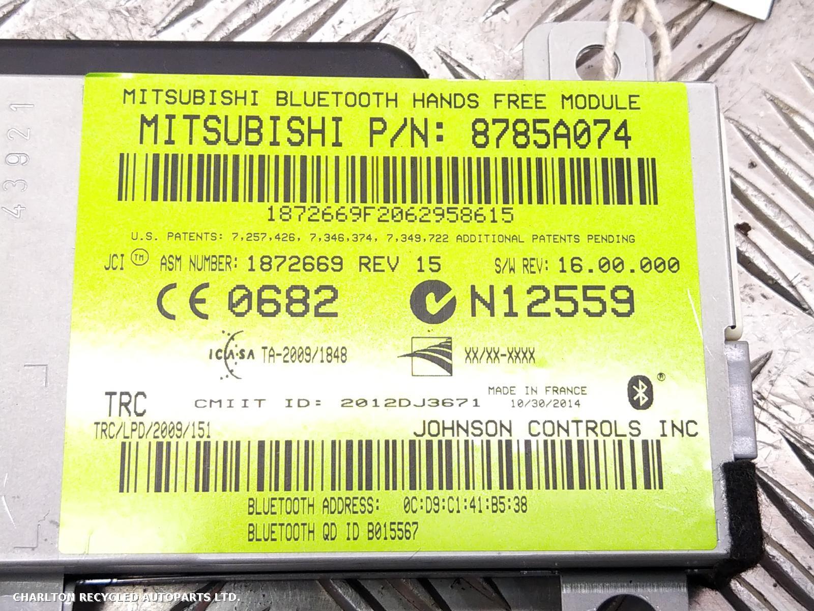 View Auto part ECU MITSUBISHI OUTLANDER 2015