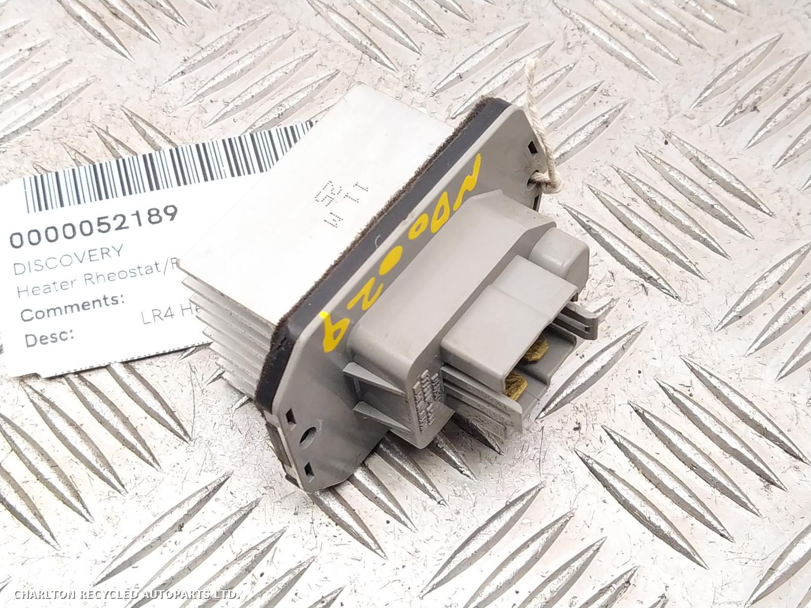 View Auto part Heater Rheostat LAND ROVER DISCOVERY 2011