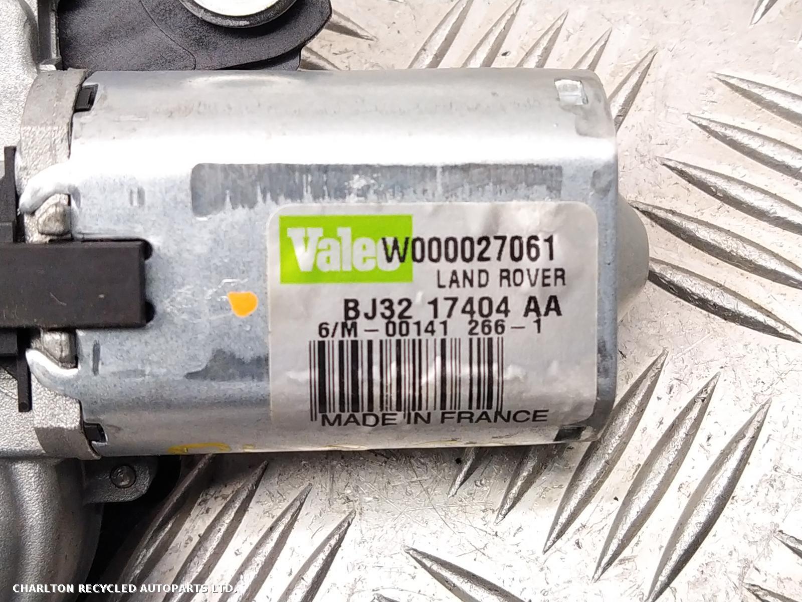 2011 LAND ROVER RANGE ROVER EVOQUE Wiper Motor Rear View Auto part Wiper Motor Rear LAND ROVER RANGE ROVER EVOQUE 2011