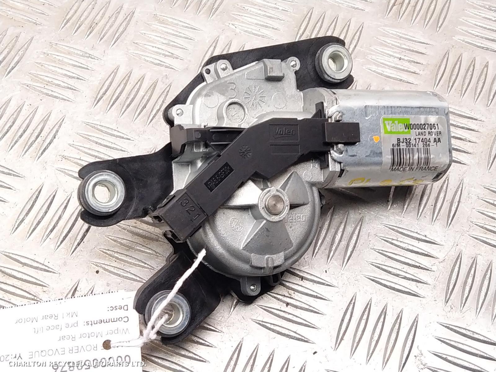 2011 LAND ROVER RANGE ROVER EVOQUE Wiper Motor Rear View Auto part Wiper Motor Rear LAND ROVER RANGE ROVER EVOQUE 2011