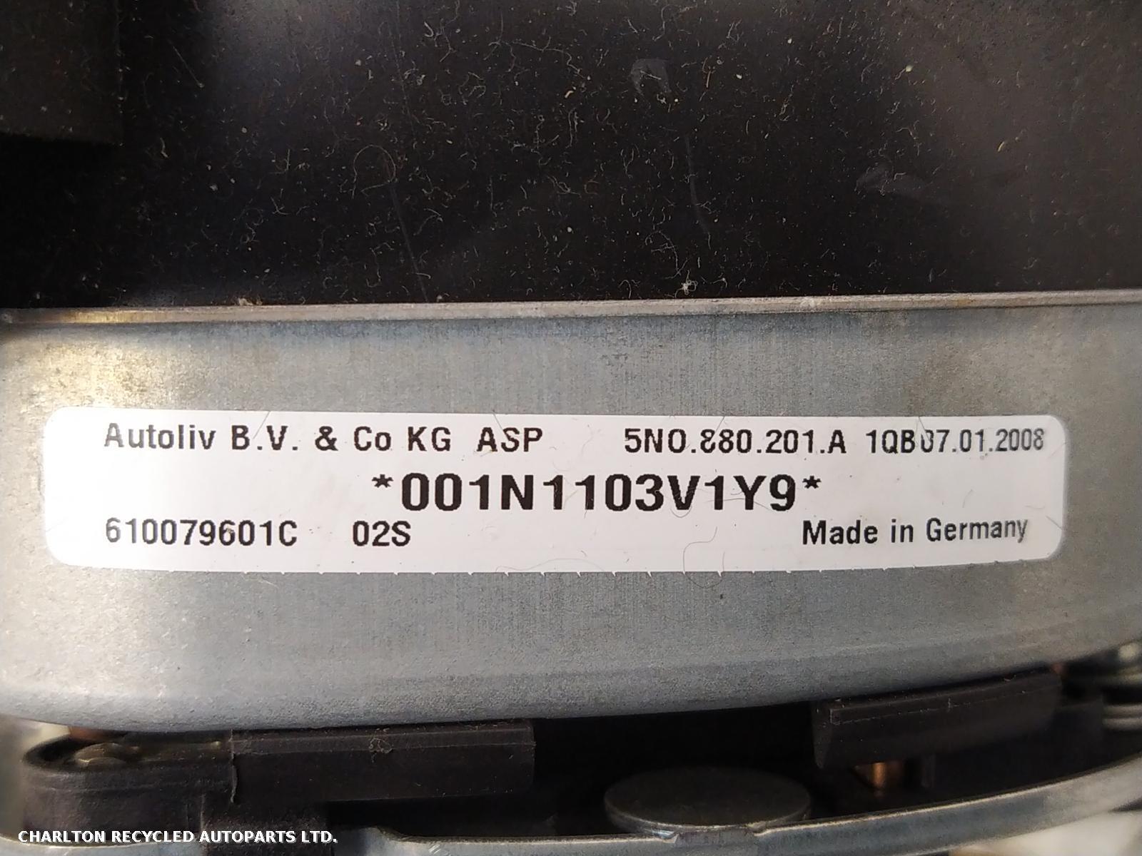 2008 VOLKSWAGEN TIGUAN R Air Bag View Auto part R Air Bag VOLKSWAGEN TIGUAN 2008