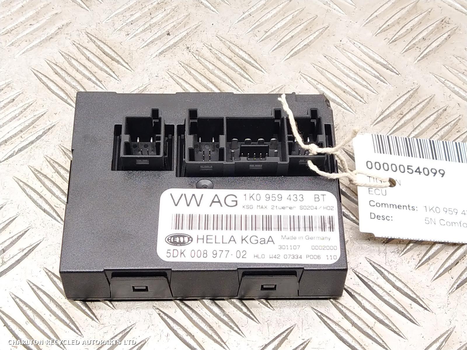 2008 VOLKSWAGEN TIGUAN ECU View Auto part ECU VOLKSWAGEN TIGUAN 2008