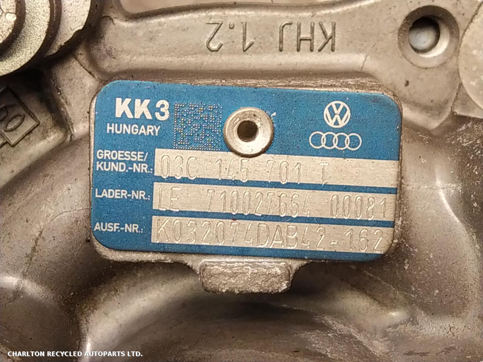View Auto part Turbocharger VOLKSWAGEN TIGUAN 2008