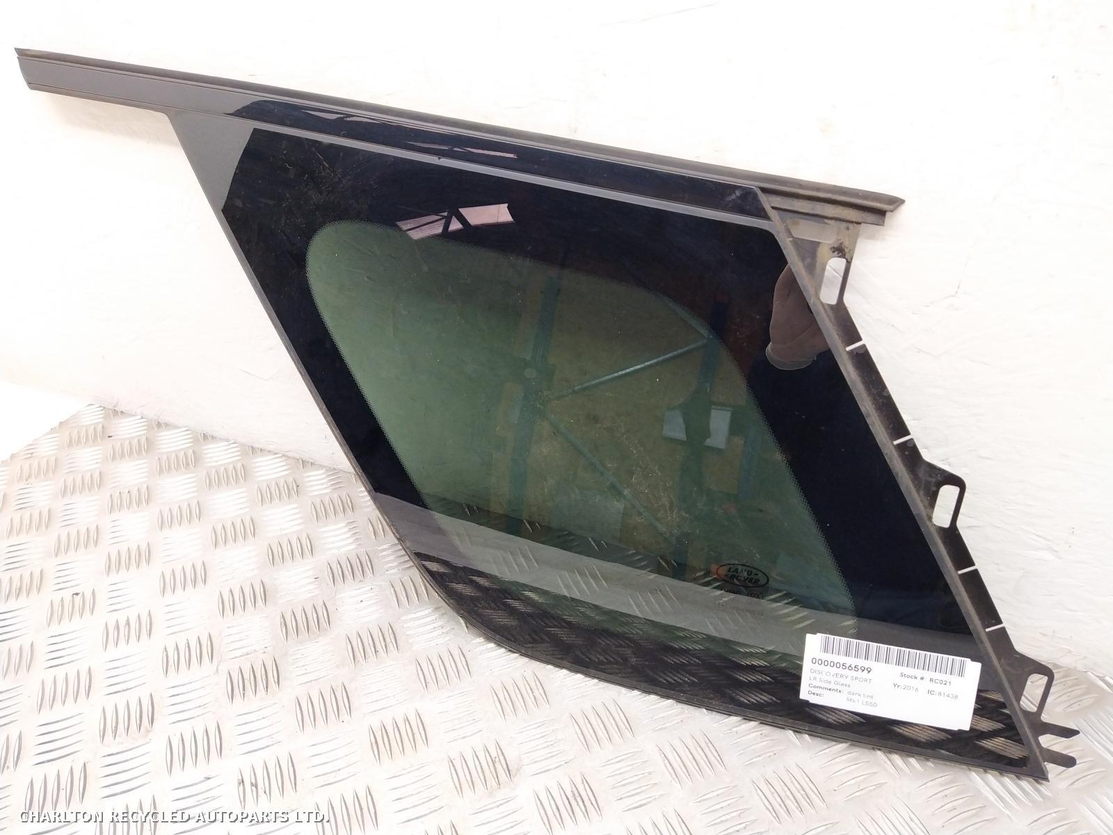 2016 LAND ROVER DISCOVERY SPORT L Quarter Window View Auto part L Quarter Window LAND ROVER DISCOVERY SPORT 2016