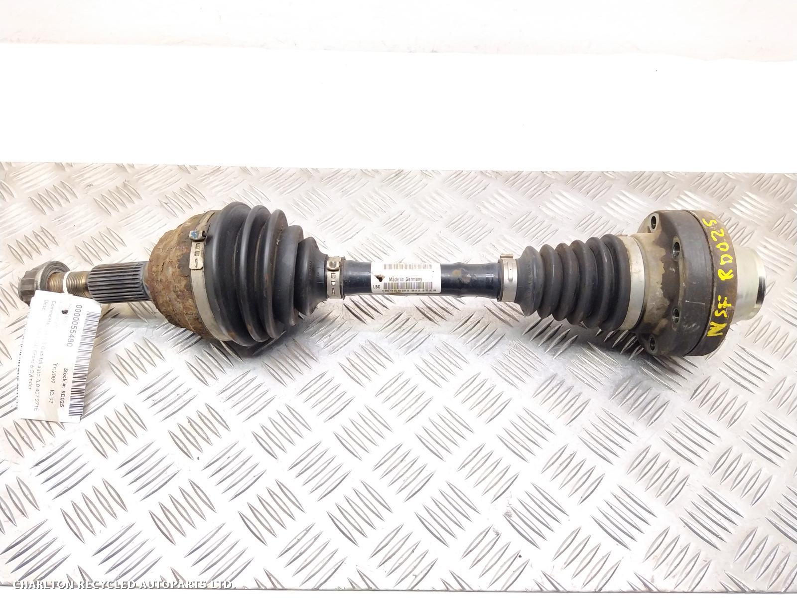 View Auto part Left Driveshaft VOLKSWAGEN TOUAREG 2009
