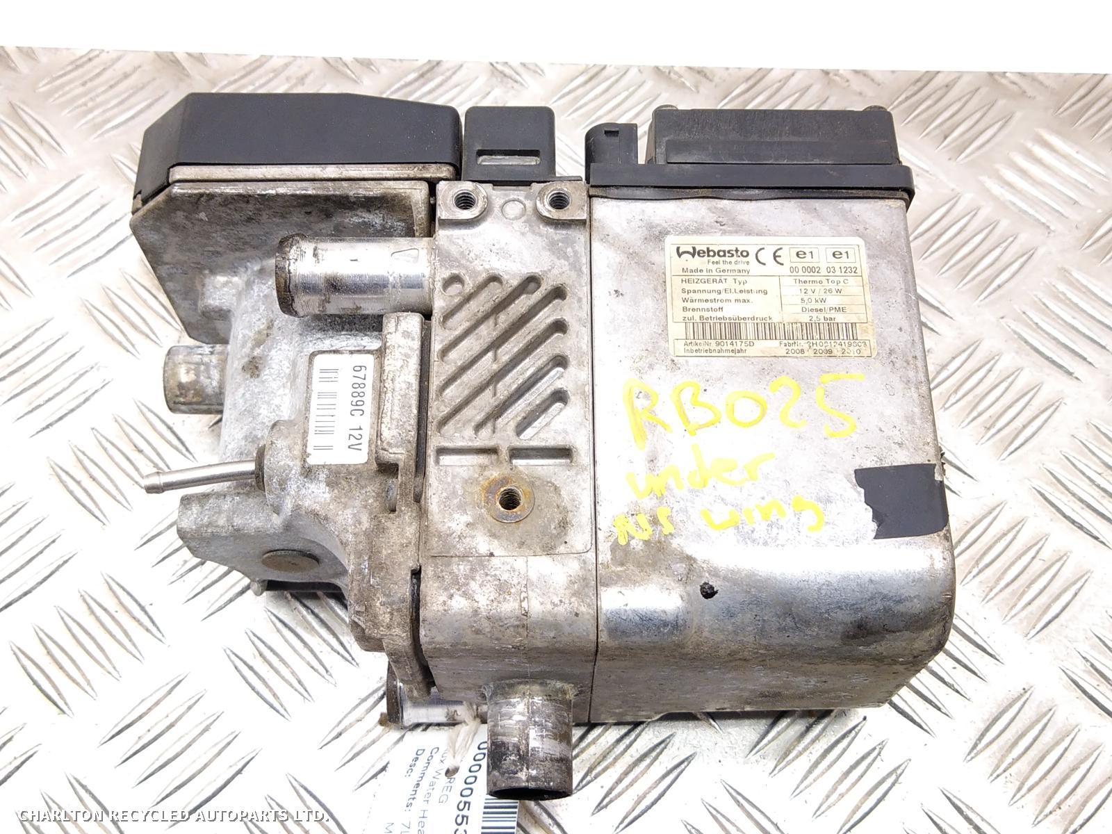 View Auto part Aux Water Heater VOLKSWAGEN TOUAREG 2009