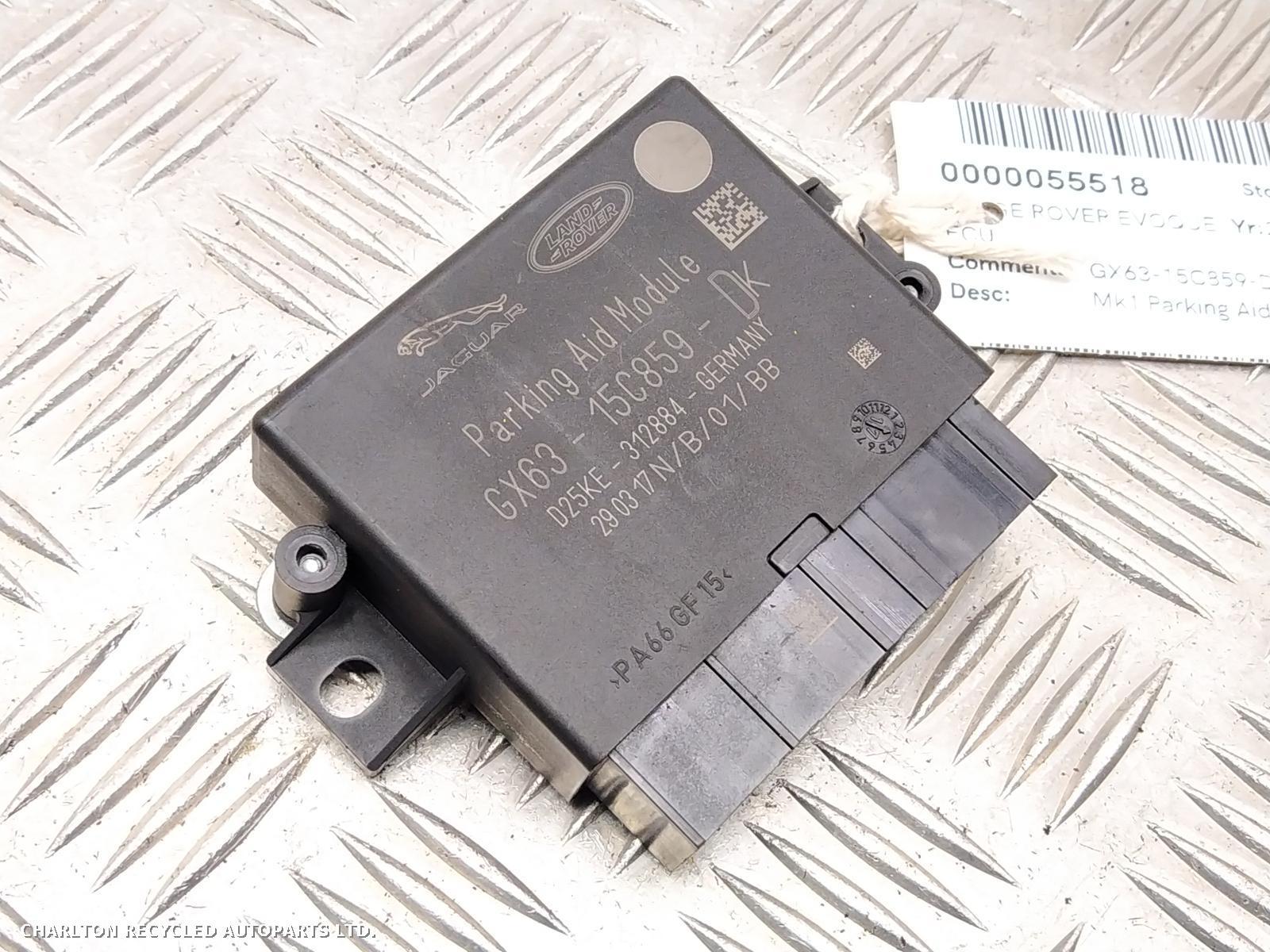 2017 LAND ROVER RANGE ROVER EVOQUE ECU View Auto part ECU LAND ROVER RANGE ROVER EVOQUE 2017