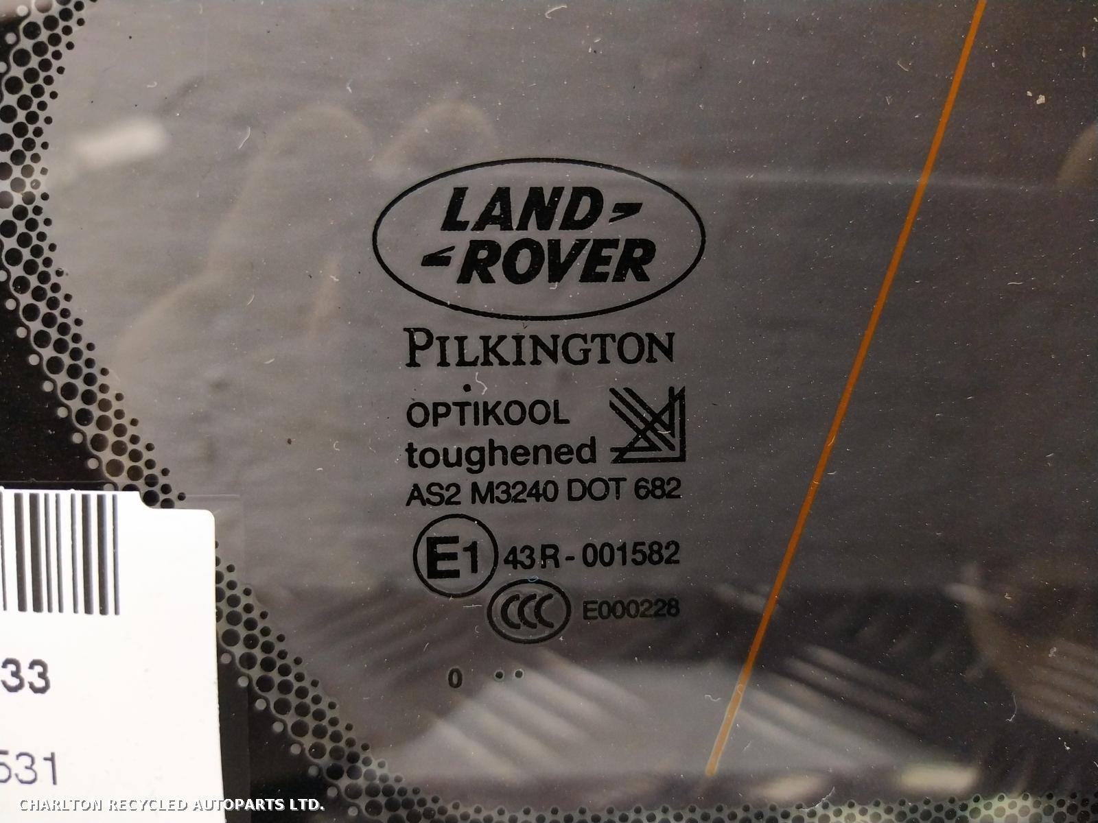 View Auto part R Quarter Window LAND ROVER RANGE ROVER SPORT 2011