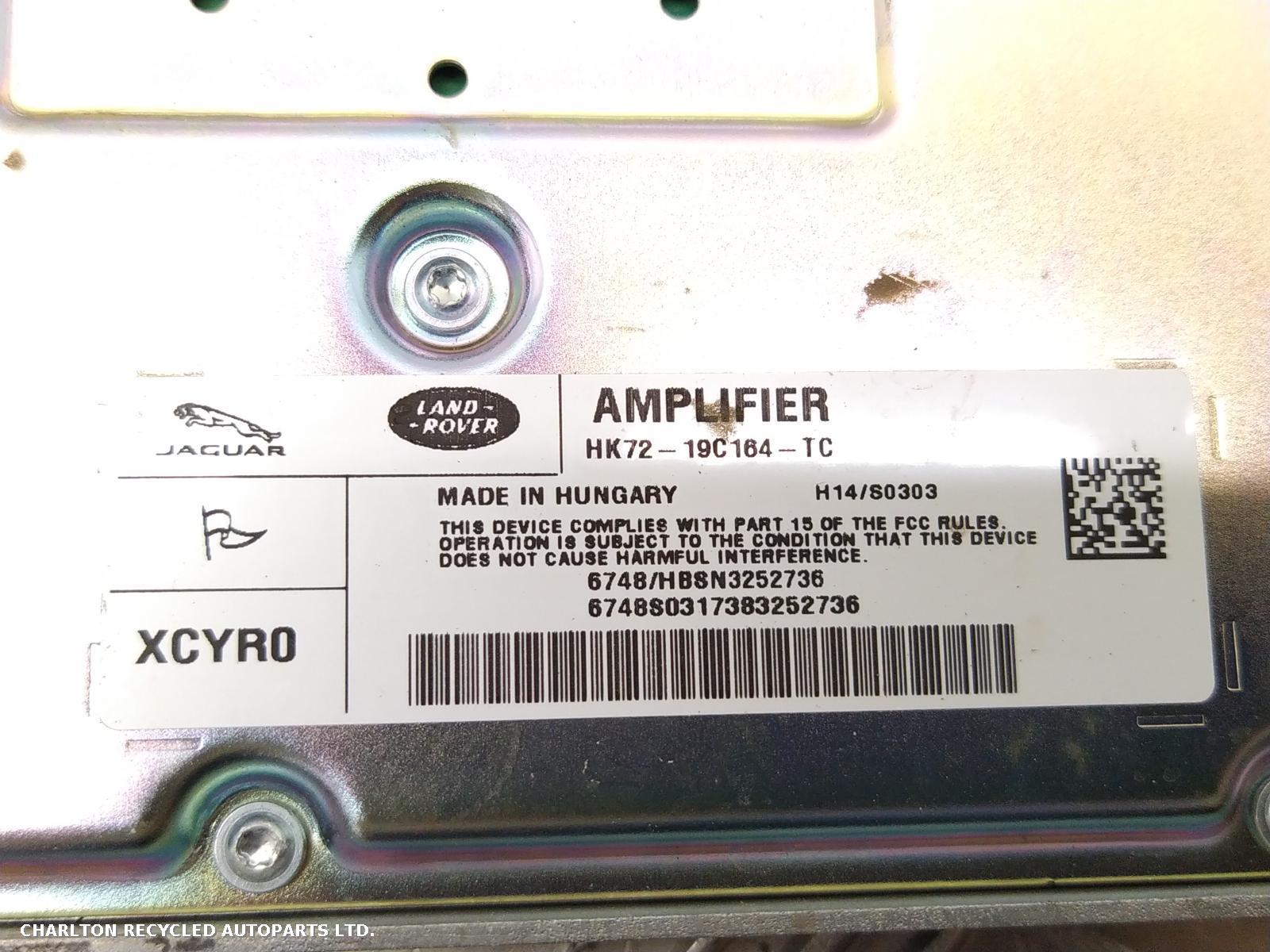 View Auto part Amplifier Unit LAND ROVER DISCOVERY SPORT 2018