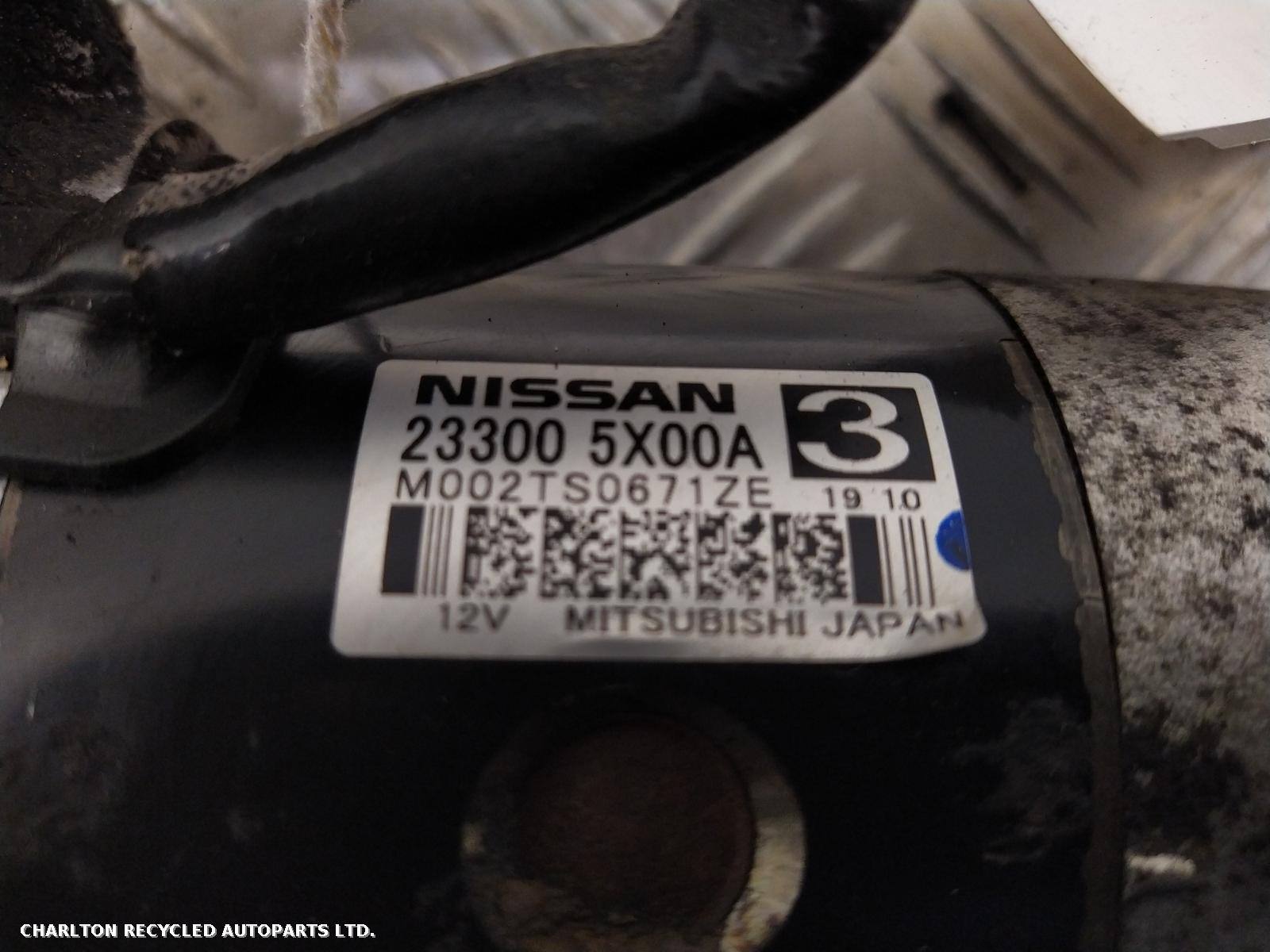 View Auto part Starter Motor NISSAN NAVARA 2012