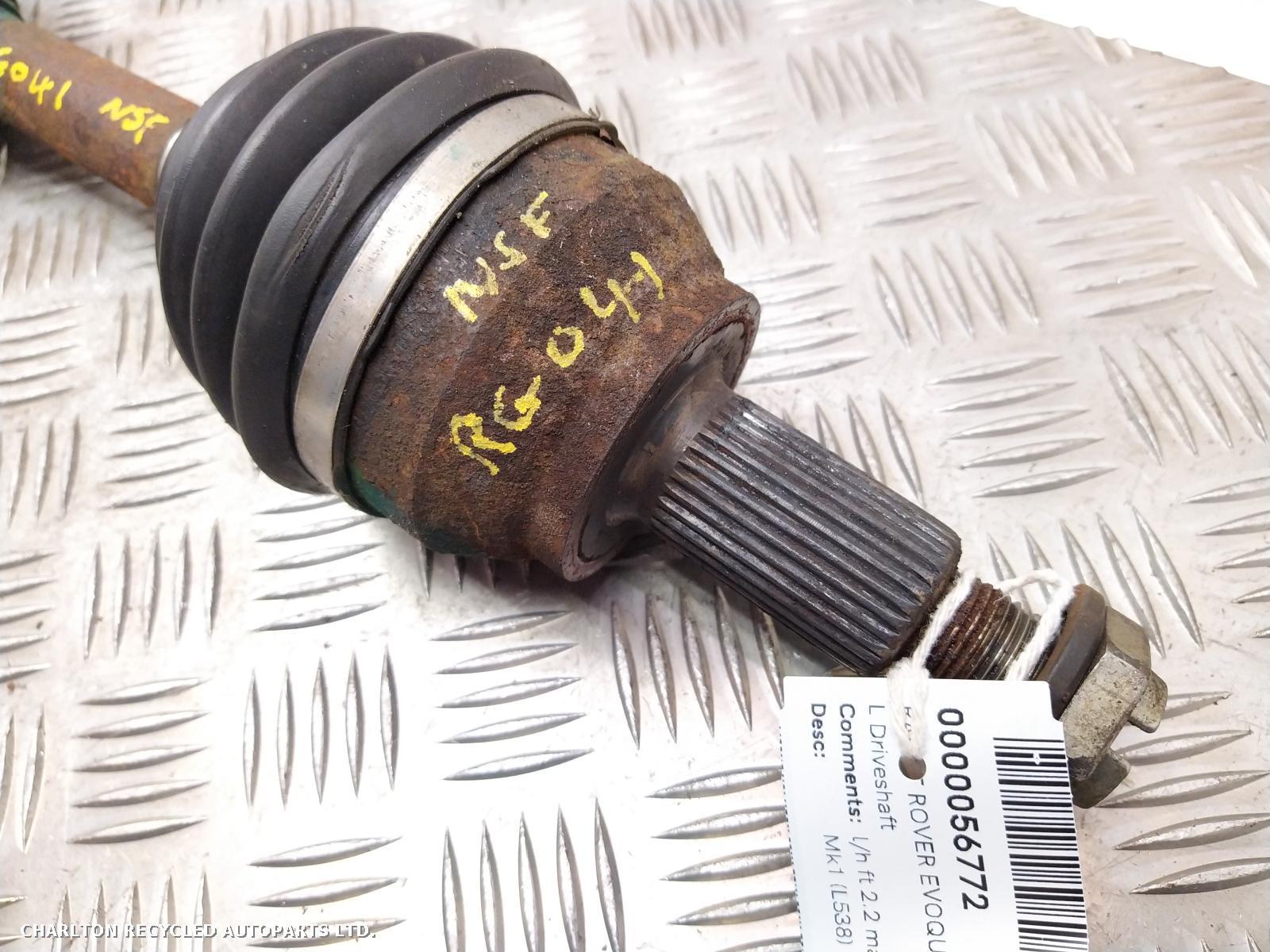 View Auto part Left Driveshaft LAND ROVER RANGE ROVER EVOQUE 2013