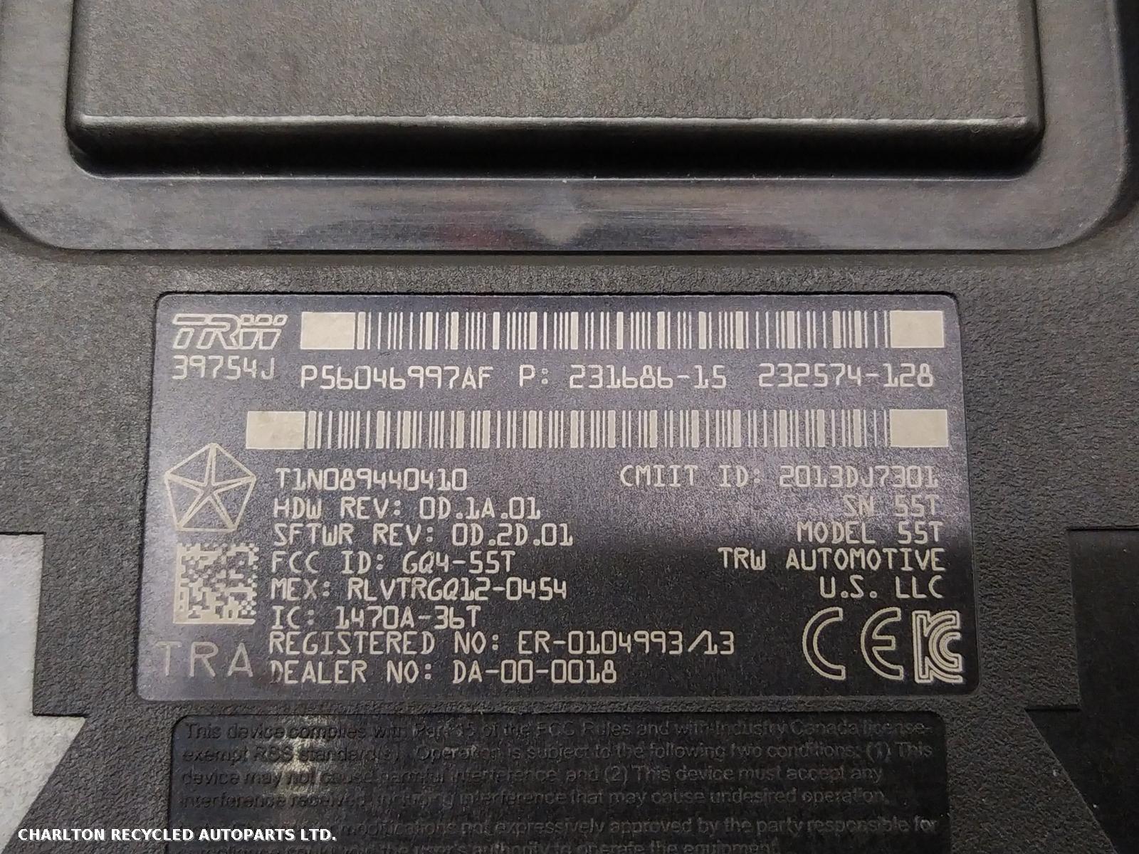 View Auto part ECU JEEP CHEROKEE 2014
