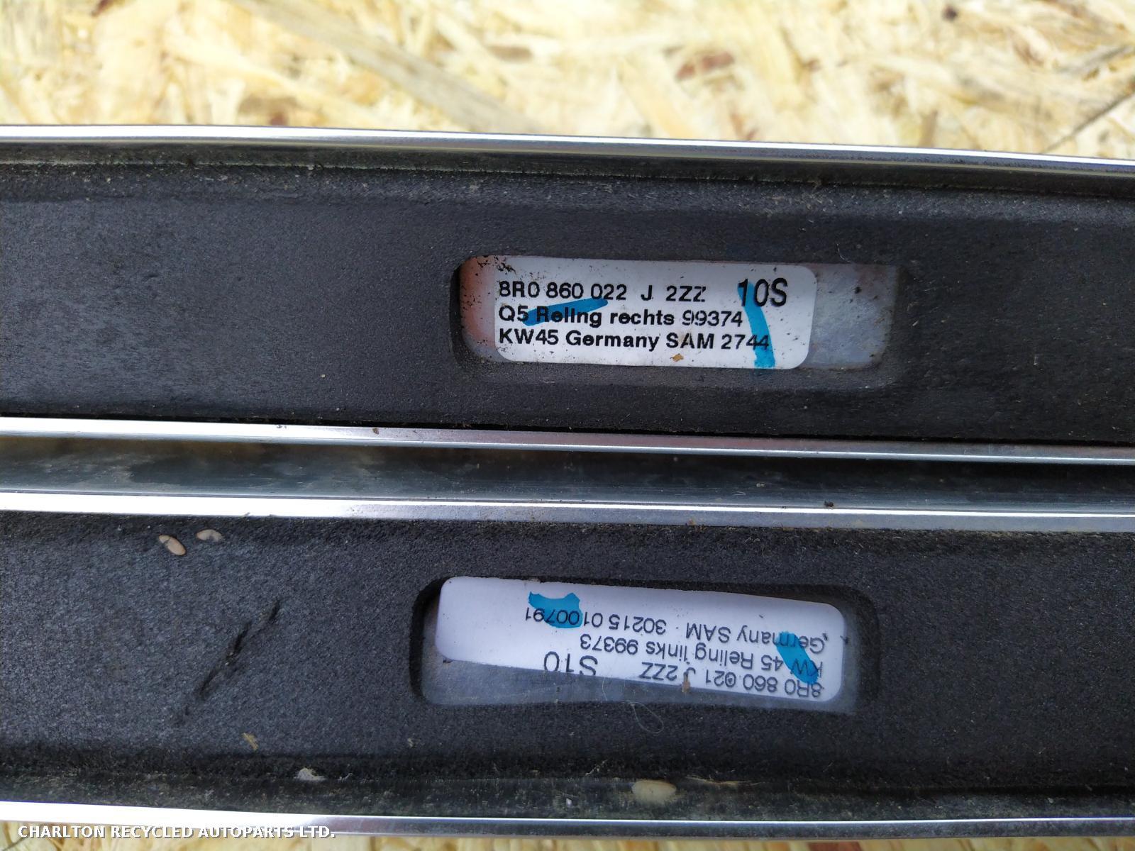 View Auto part Roof Rail AUDI Q5 2009