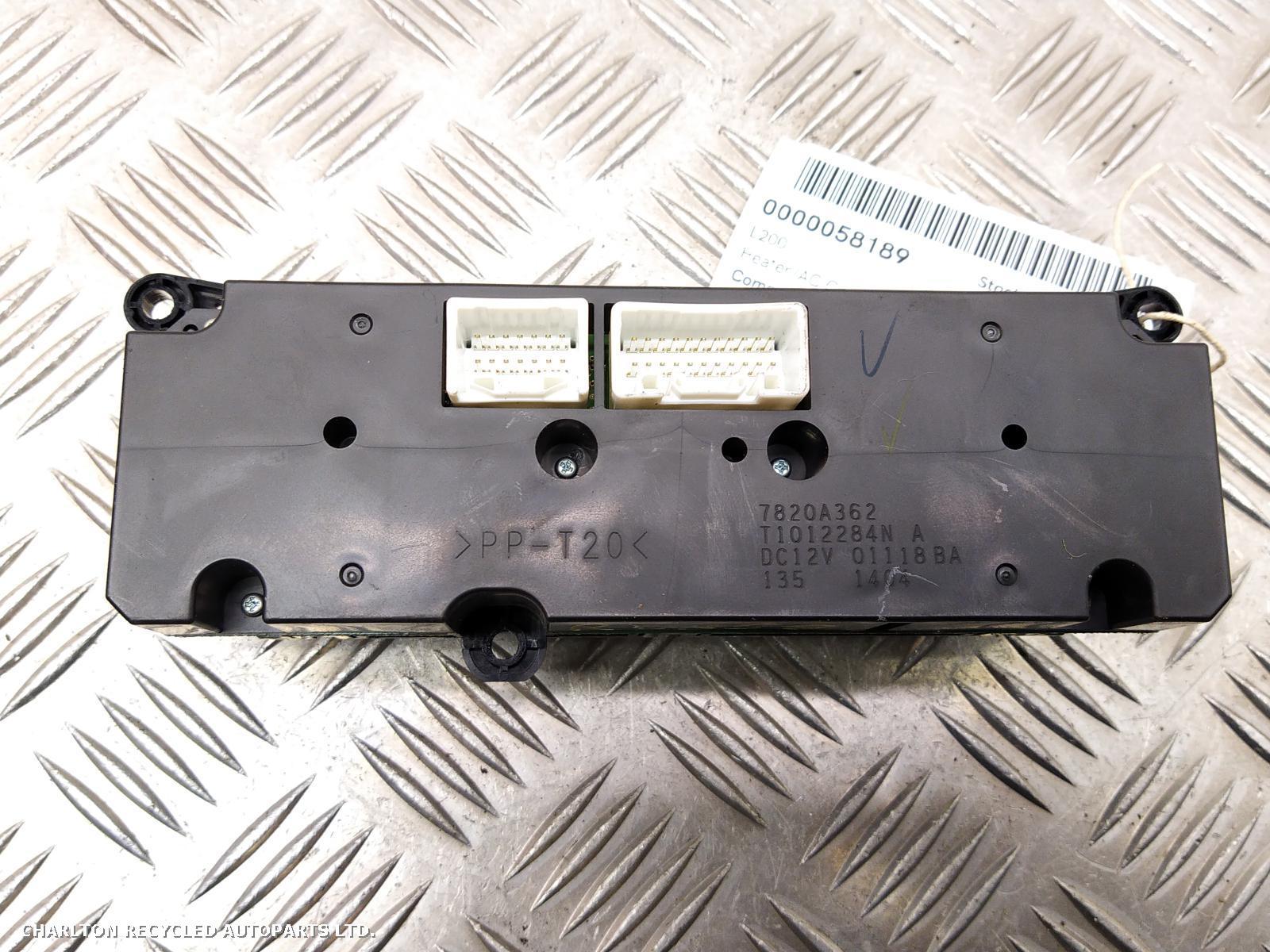 View Auto part Heater/AC Controller MITSUBISHI L200 2011