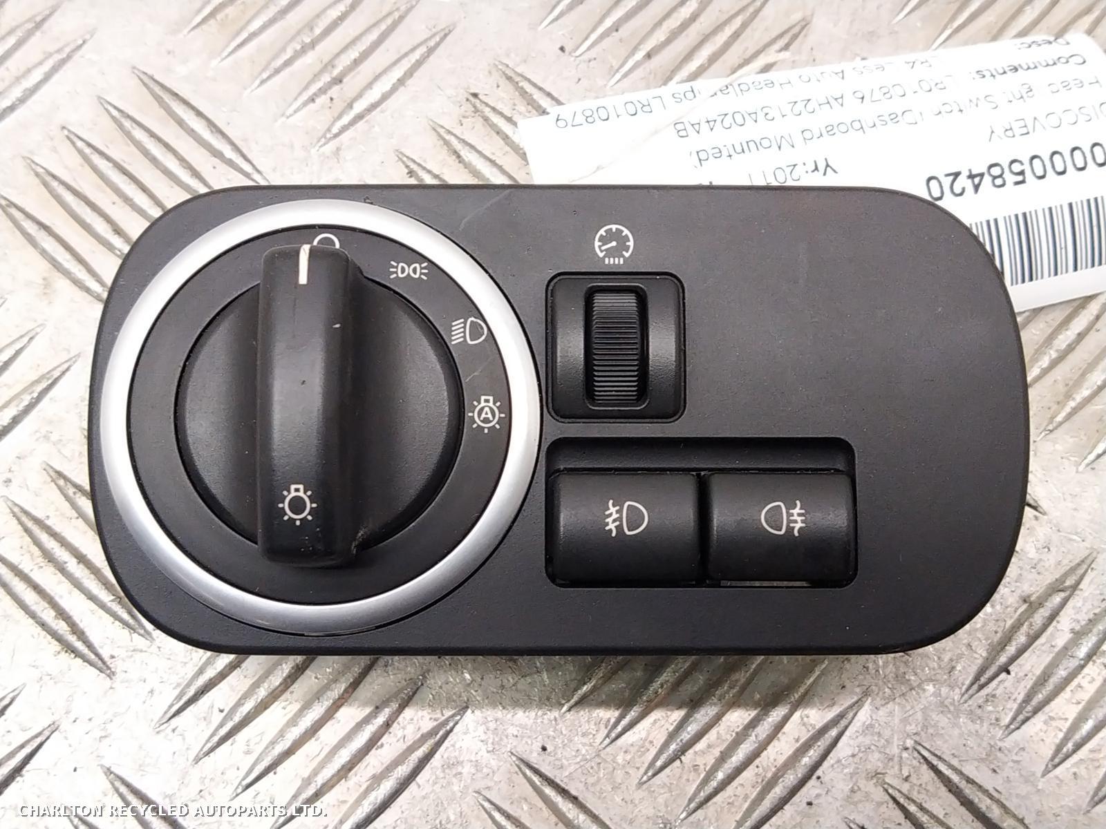 View Auto part Headlight Switch LAND ROVER DISCOVERY 2011