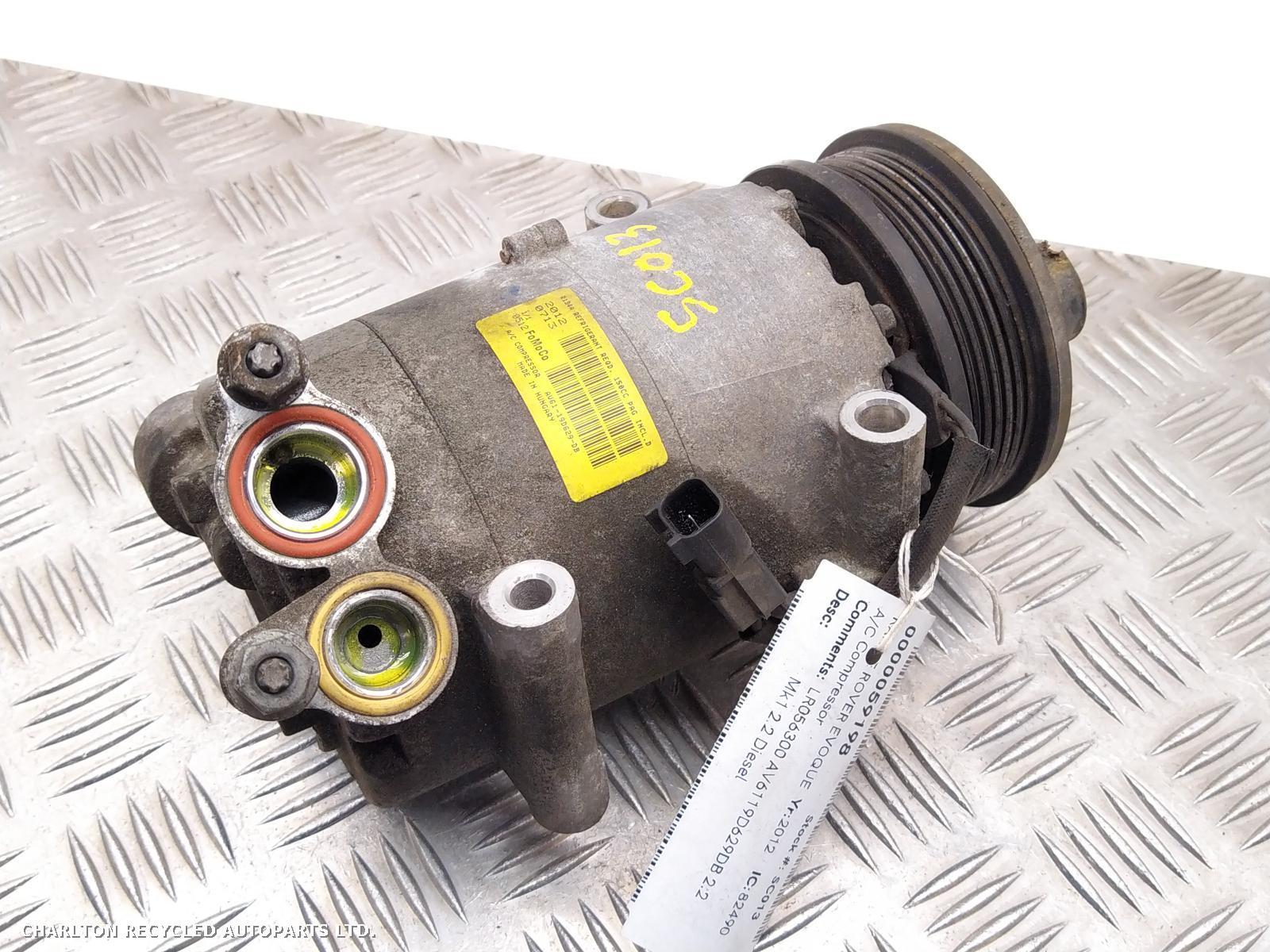 View Auto part Compressor LAND ROVER RANGE ROVER EVOQUE 2012