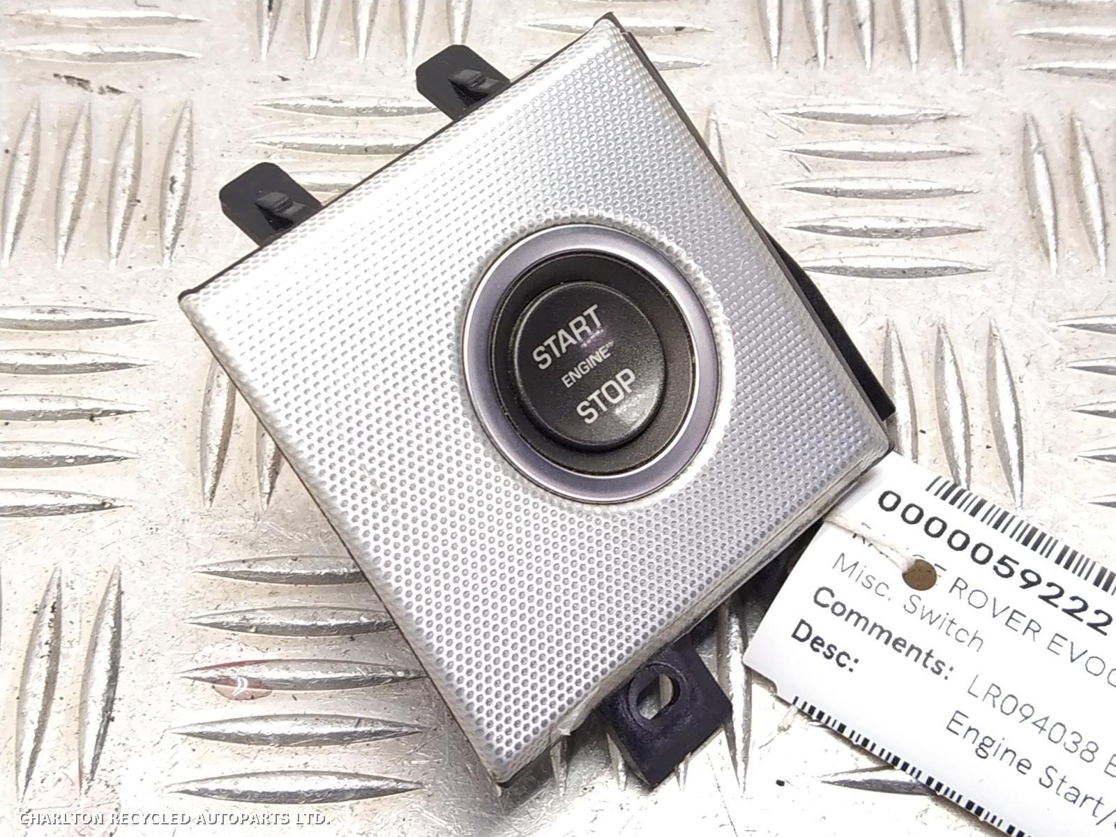 View Auto part Misc Switch LAND ROVER RANGE ROVER EVOQUE 2012