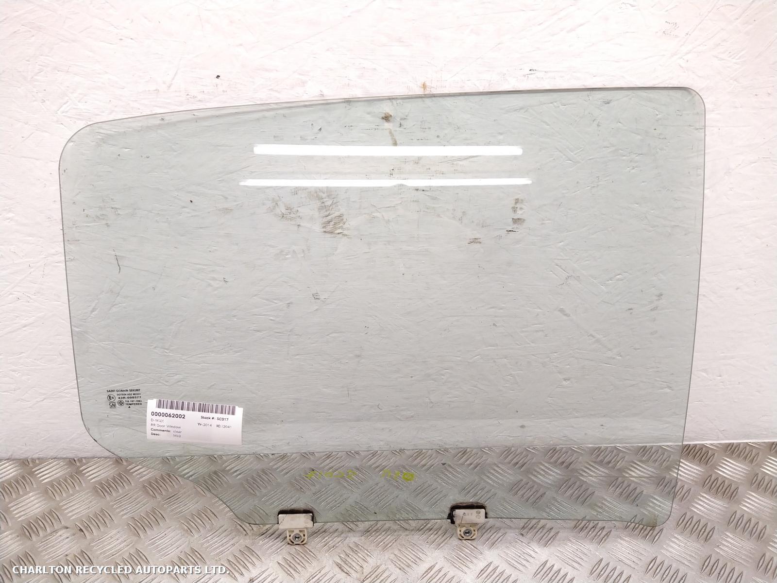 View Auto part RR Door Window ISUZU D-MAX 2014