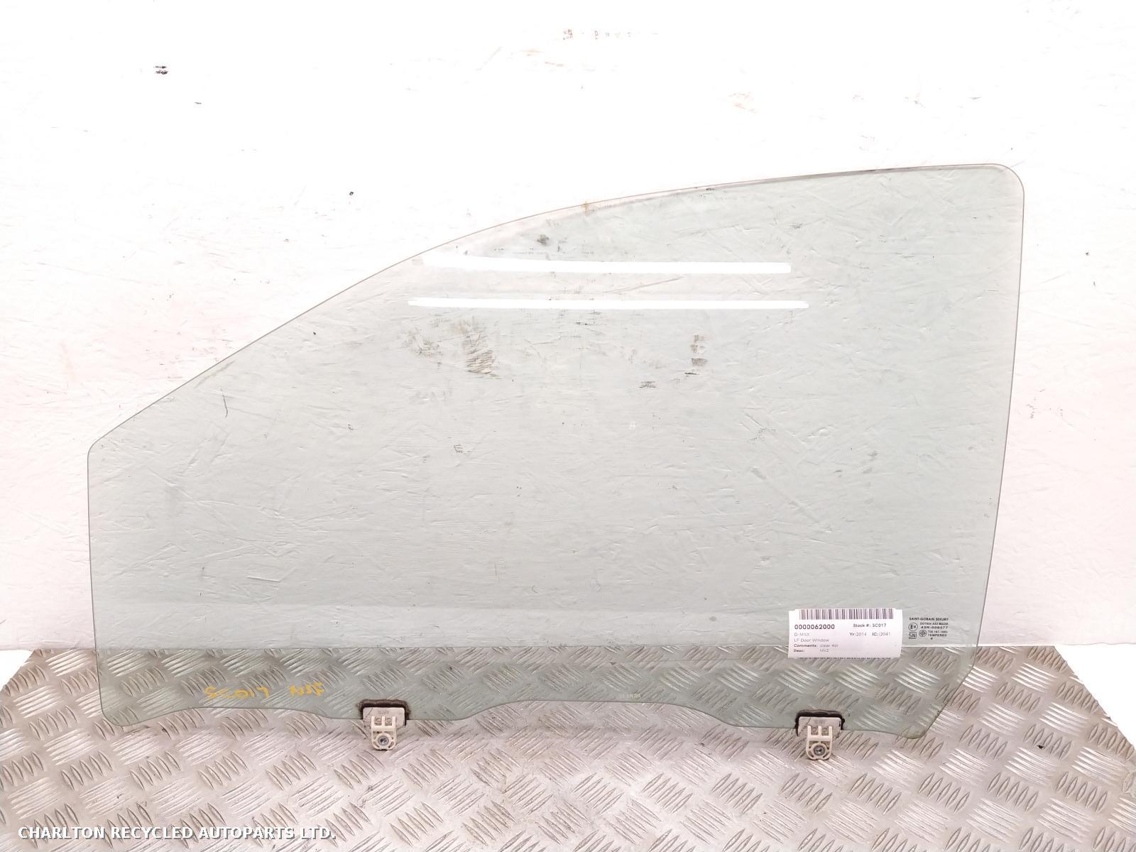 View Auto part LF Door Window ISUZU D-MAX 2014