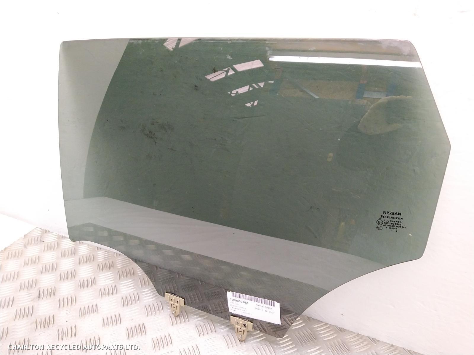 View Auto part LR Door Window NISSAN QASHQAI 2014