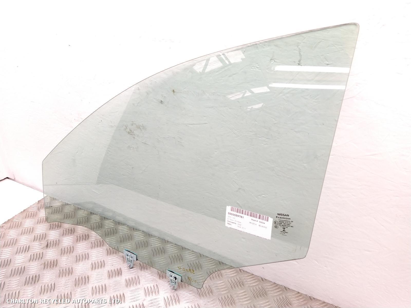 View Auto part LF Door Window NISSAN QASHQAI 2014