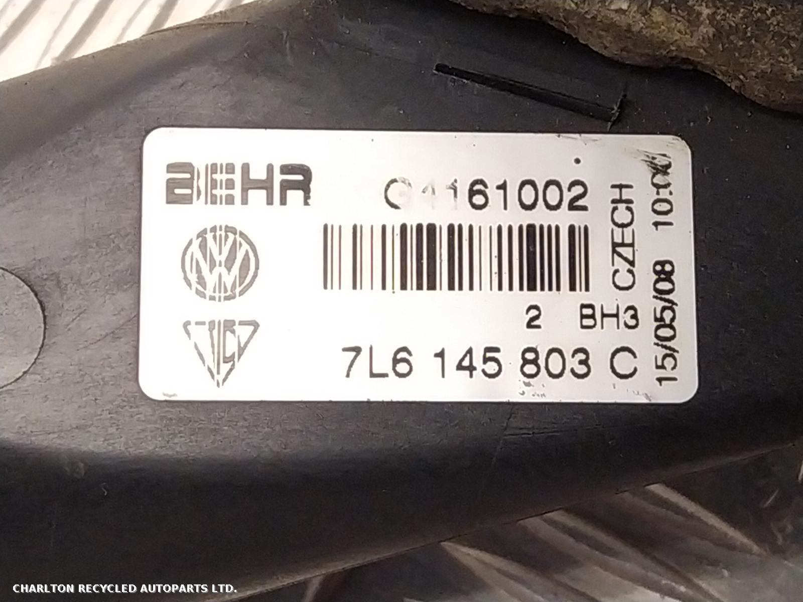 2008 VOLKSWAGEN TOUAREG Intercooler View Auto part Intercooler VOLKSWAGEN TOUAREG 2008