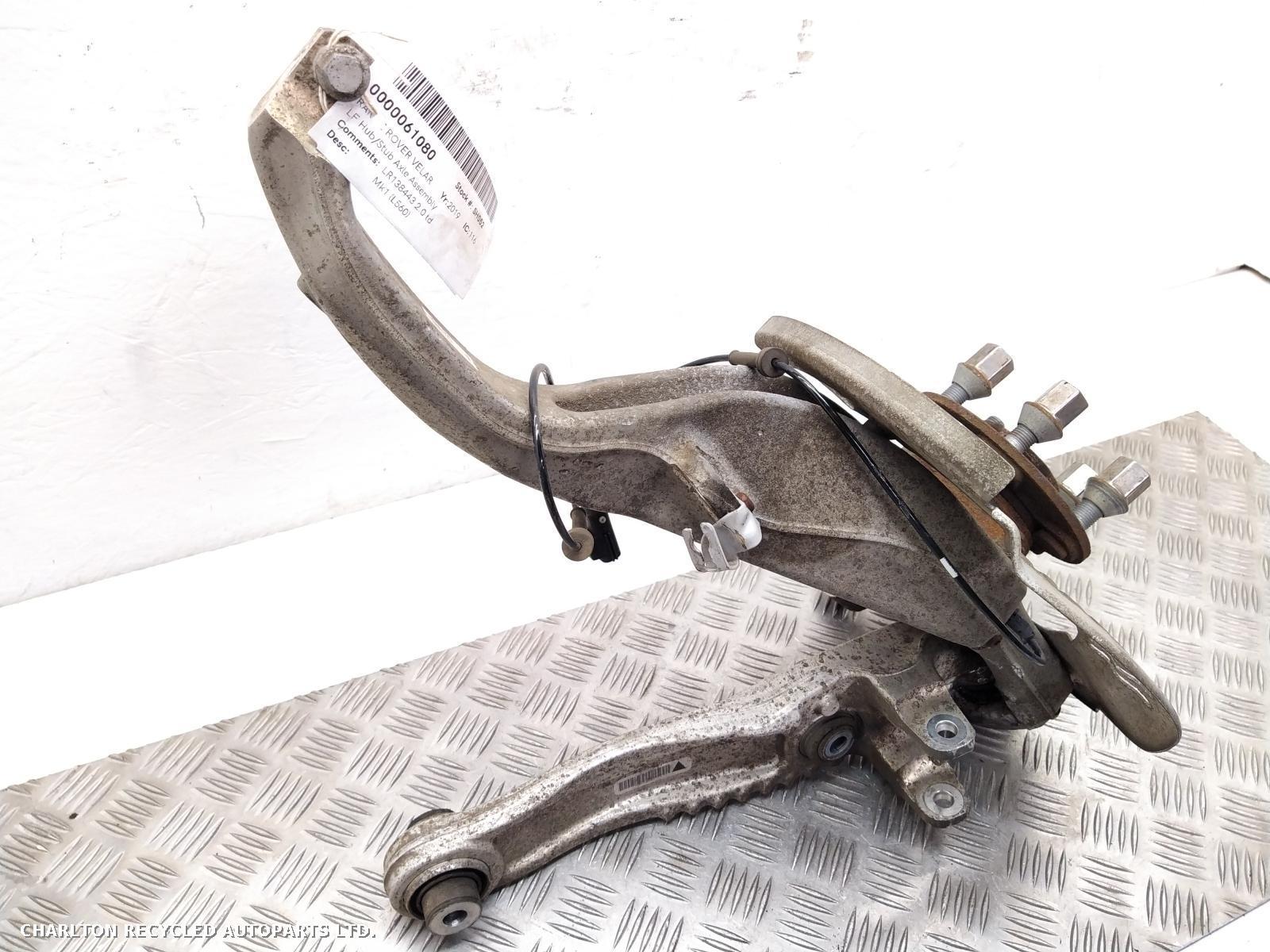 2019 LAND ROVER RANGE ROVER VELAR LF Hub/Stub Axle Assembly View Auto part LF Hub/Stub Axle Assembly LAND ROVER RANGE ROVER VELAR 2019