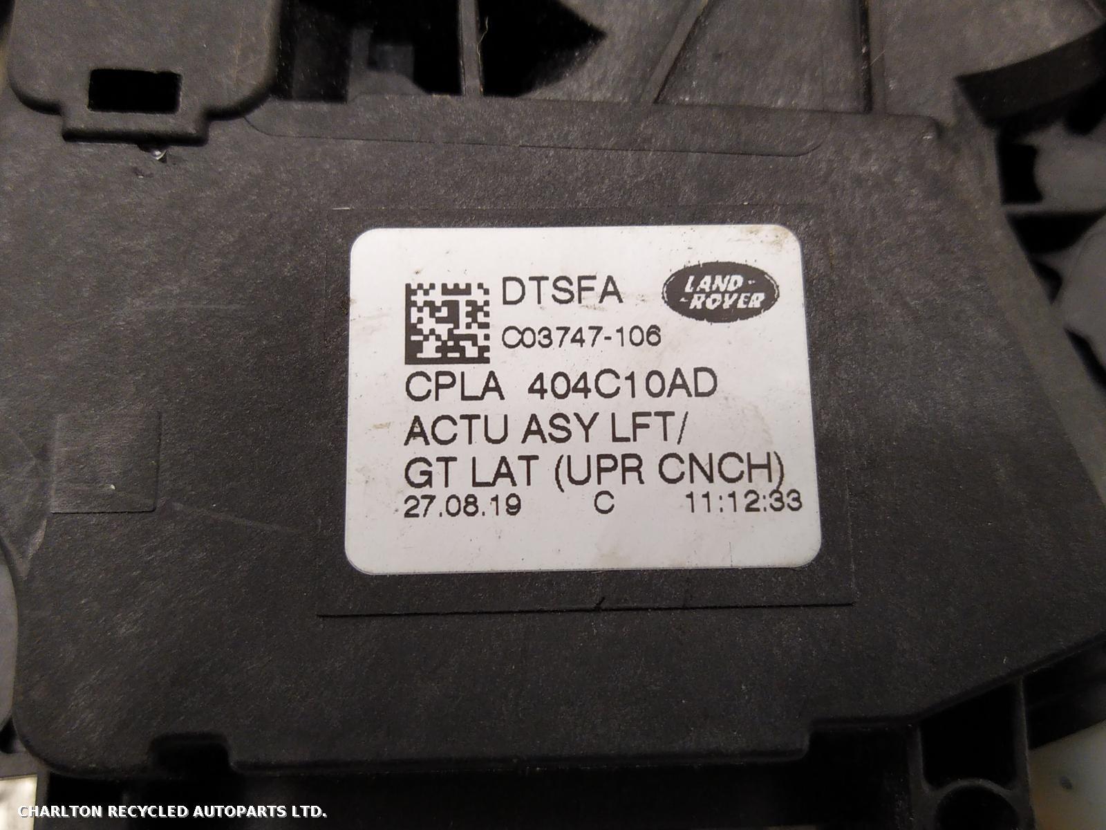 View Auto part Central Locking Solenoid LAND ROVER RANGE ROVER VELAR 2019