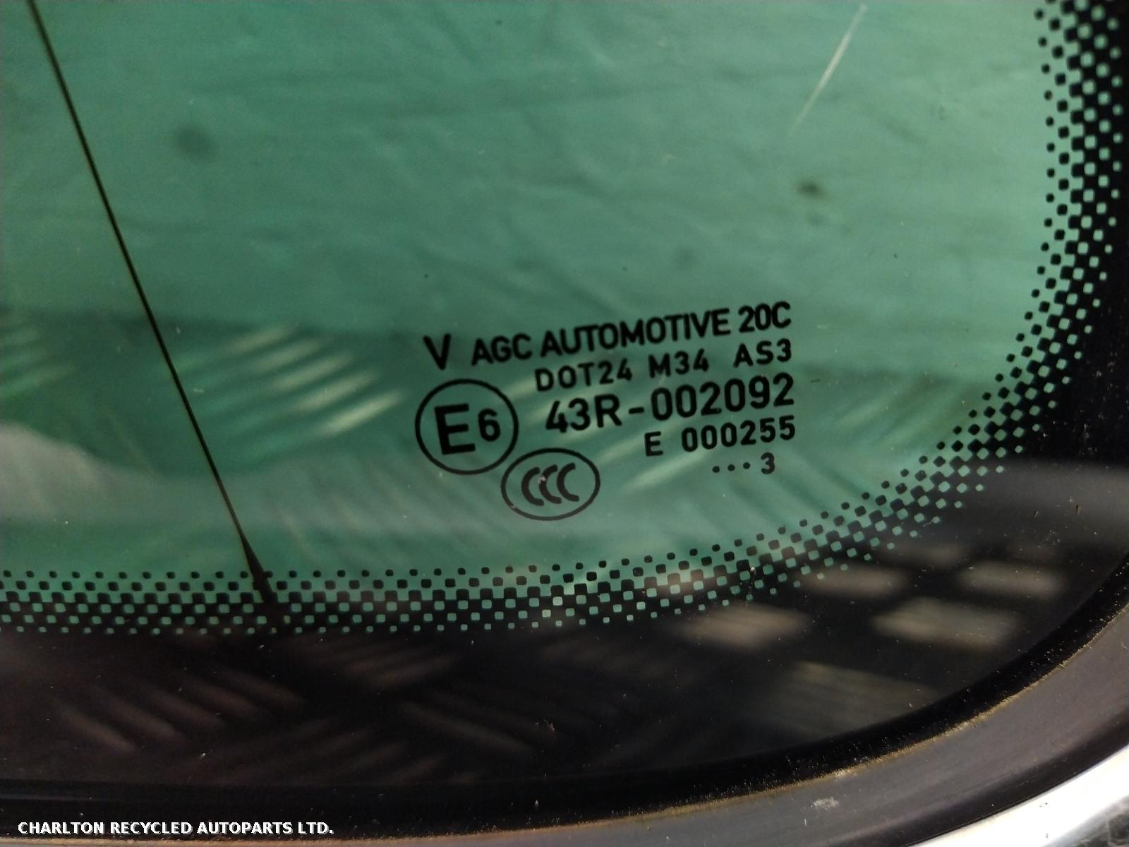 2013 VOLKSWAGEN TOUAREG L Quarter Window View Auto part L Quarter Window VOLKSWAGEN TOUAREG 2013